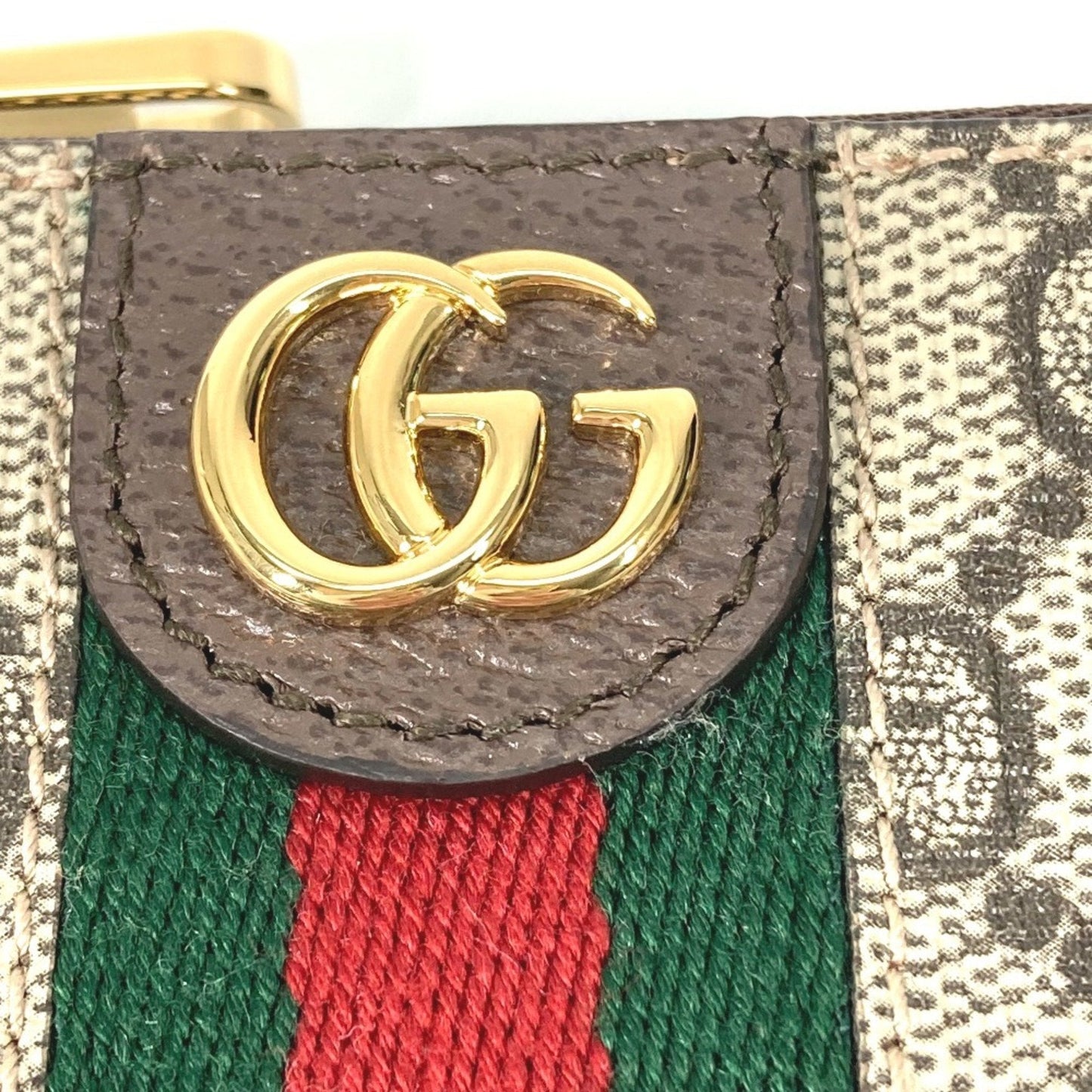 Gucci Beige Gg Supreme Coin Purse/Coin Case ( )