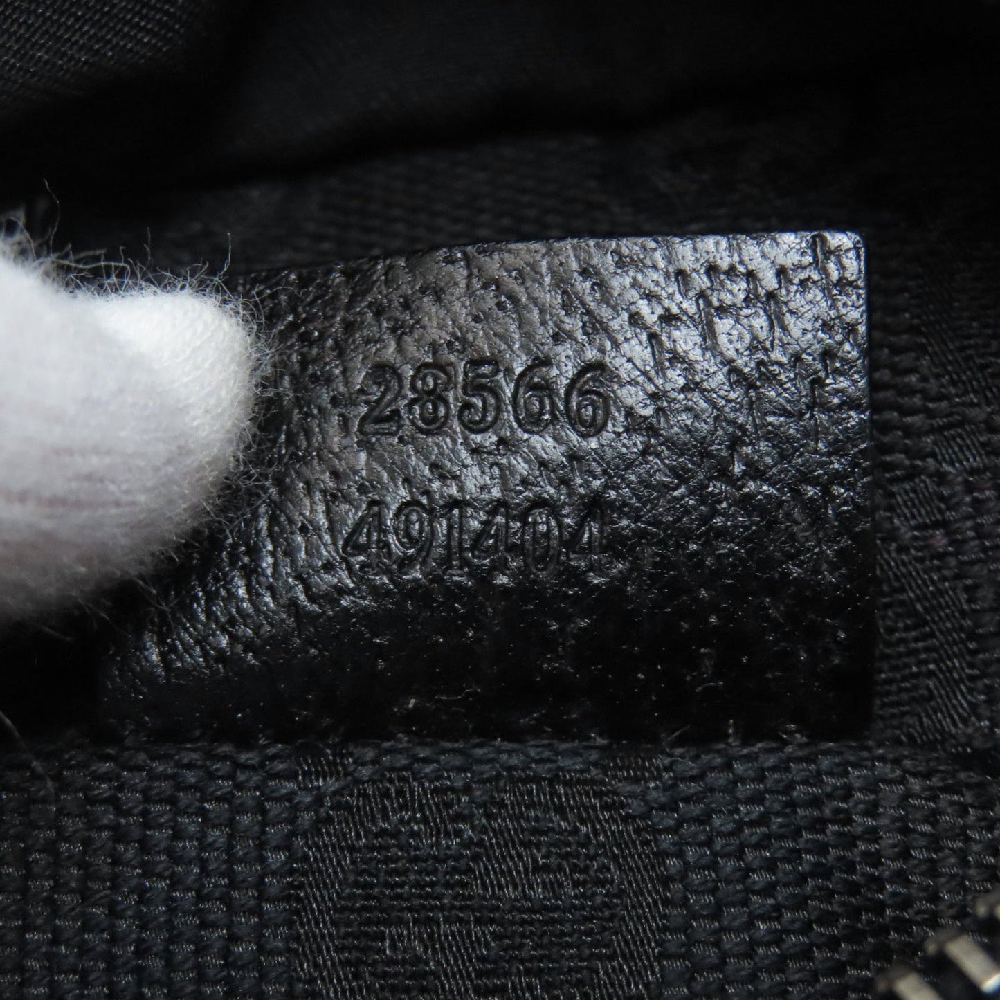 Gucci Black Canvas Fanny Pack Sling Bag ( )