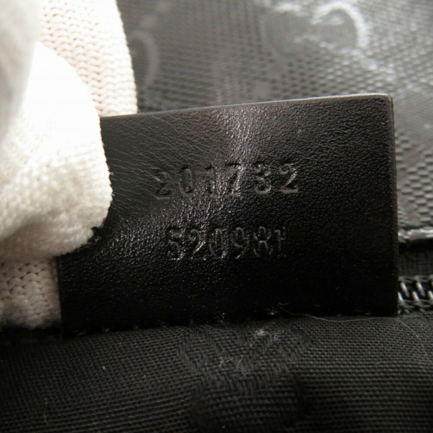 Gucci Black Coated Canvas Pvc Messenger Bag Shoulder Bag ( )