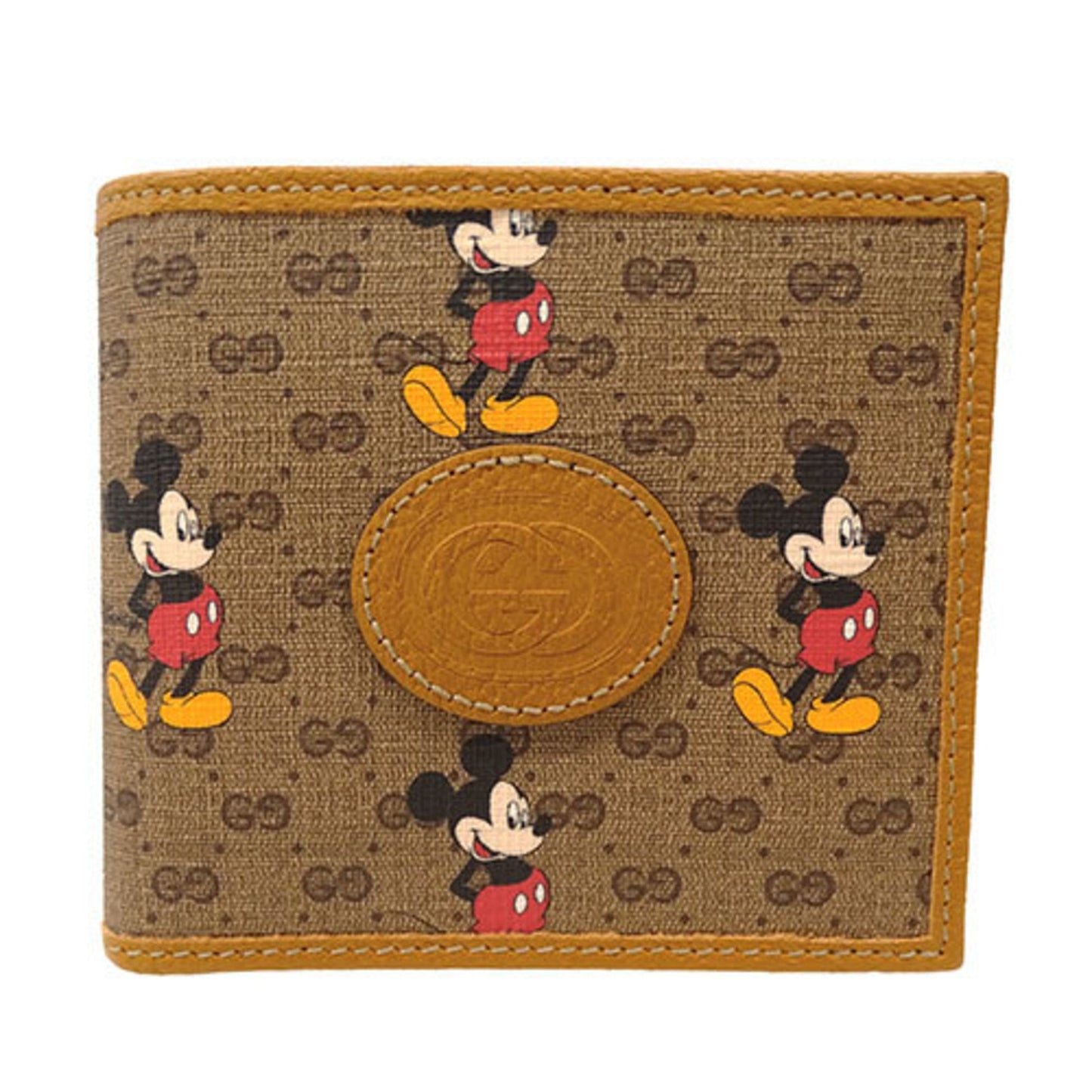Gucci Micro Gg Supreme Light Brown Gg Supreme Wallet (Bi-Fold)