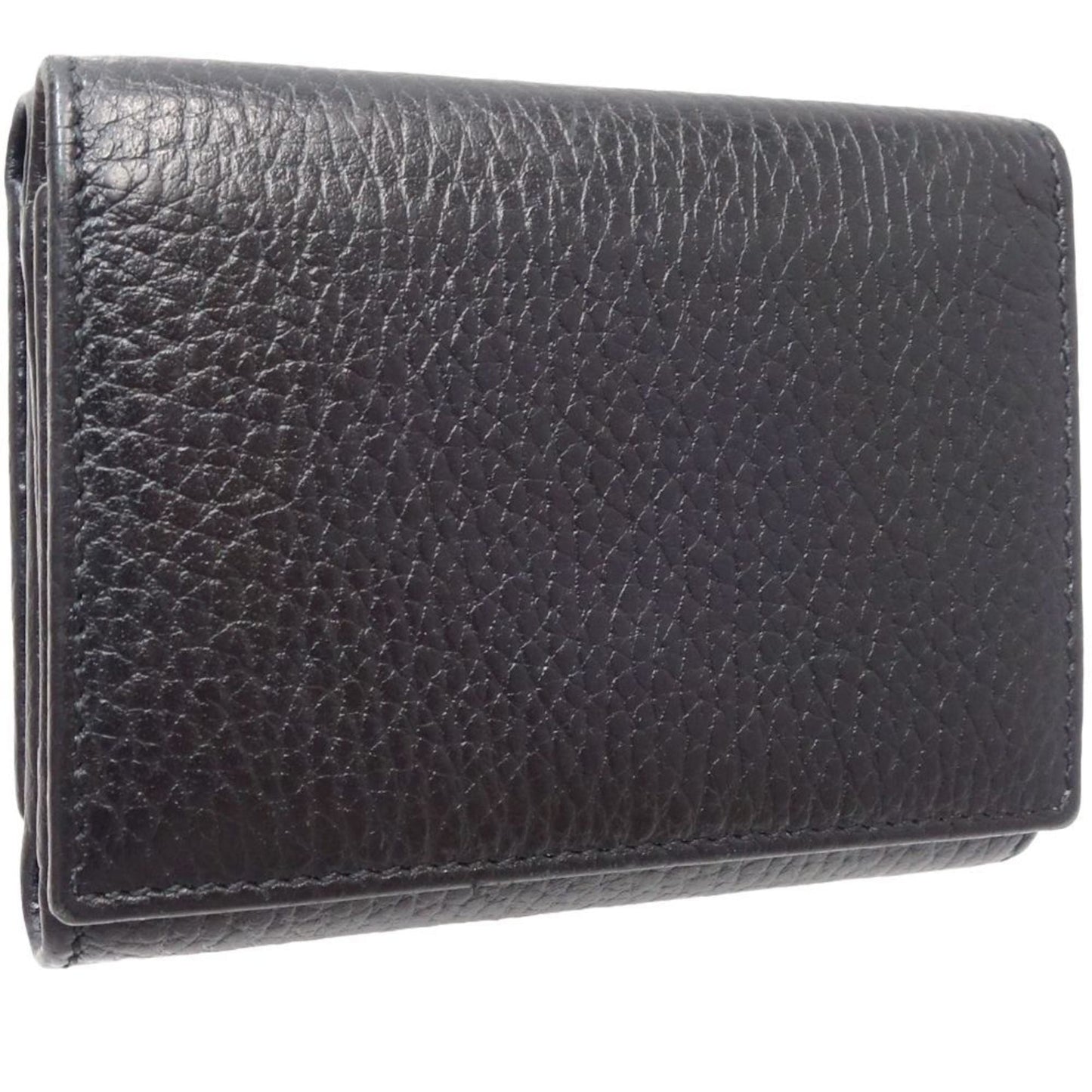 Gucci Black Leather Wallet (Tri-Fold) ( )