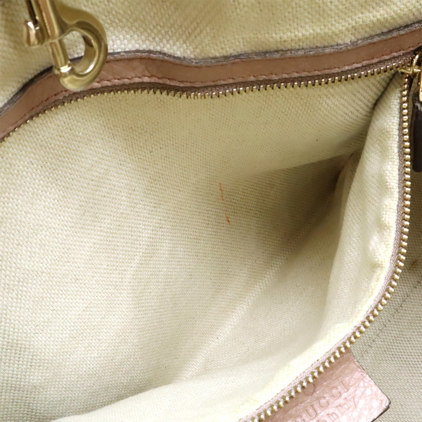 Gucci Pink Leather Shoulder Bag Tote Bag ( )