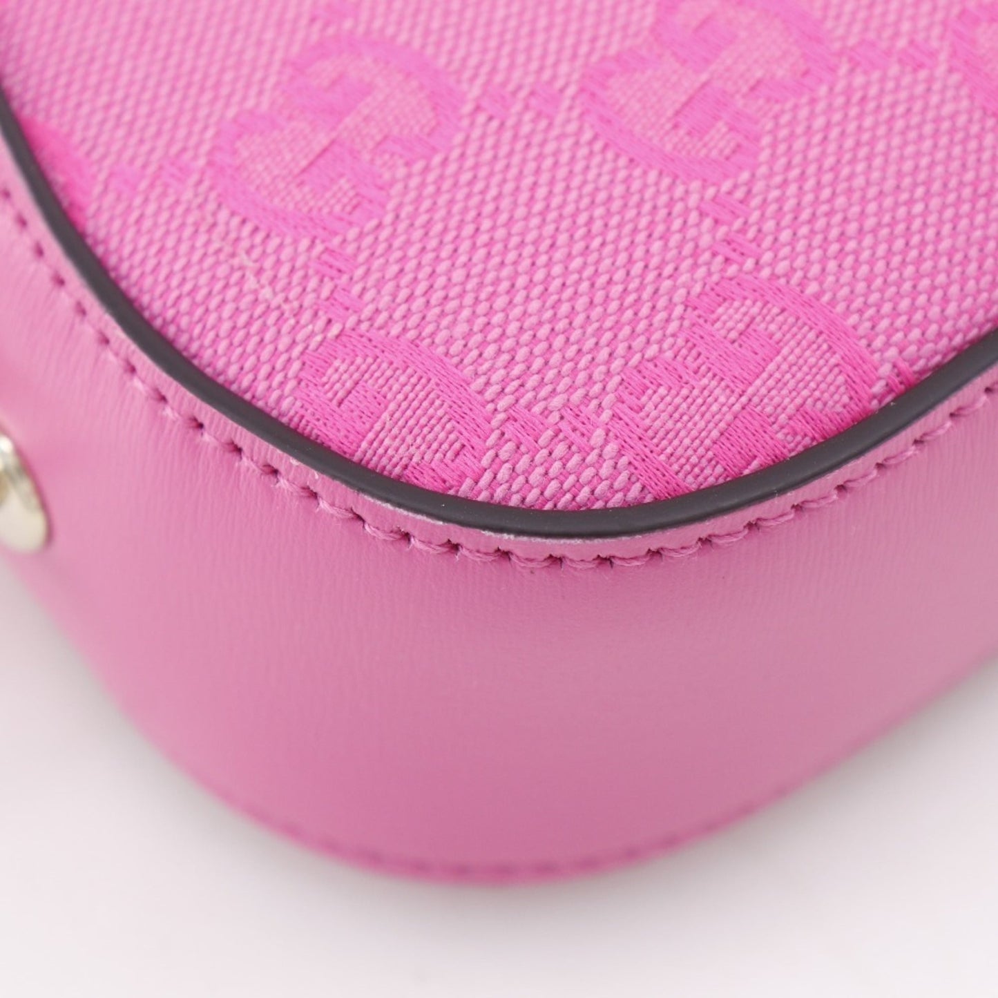 Gucci Pink Gg Canvas Shoulder Bag ( )