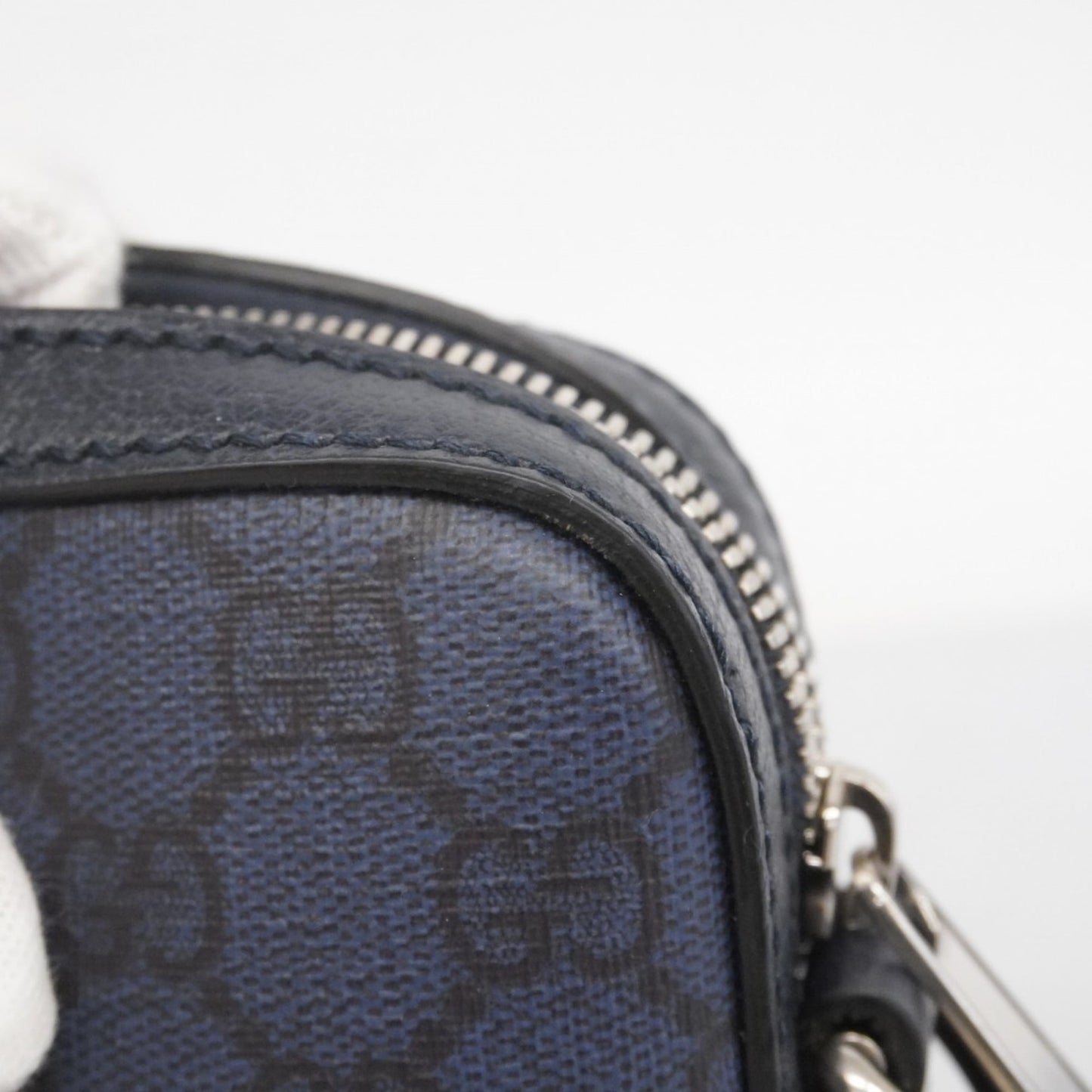 Gucci Navy Pvc Shoulder Bag ( )