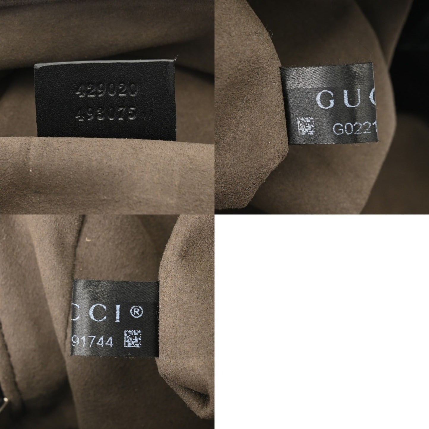 Gucci Beige Gg Supreme Canvas Leather Backpack ( )