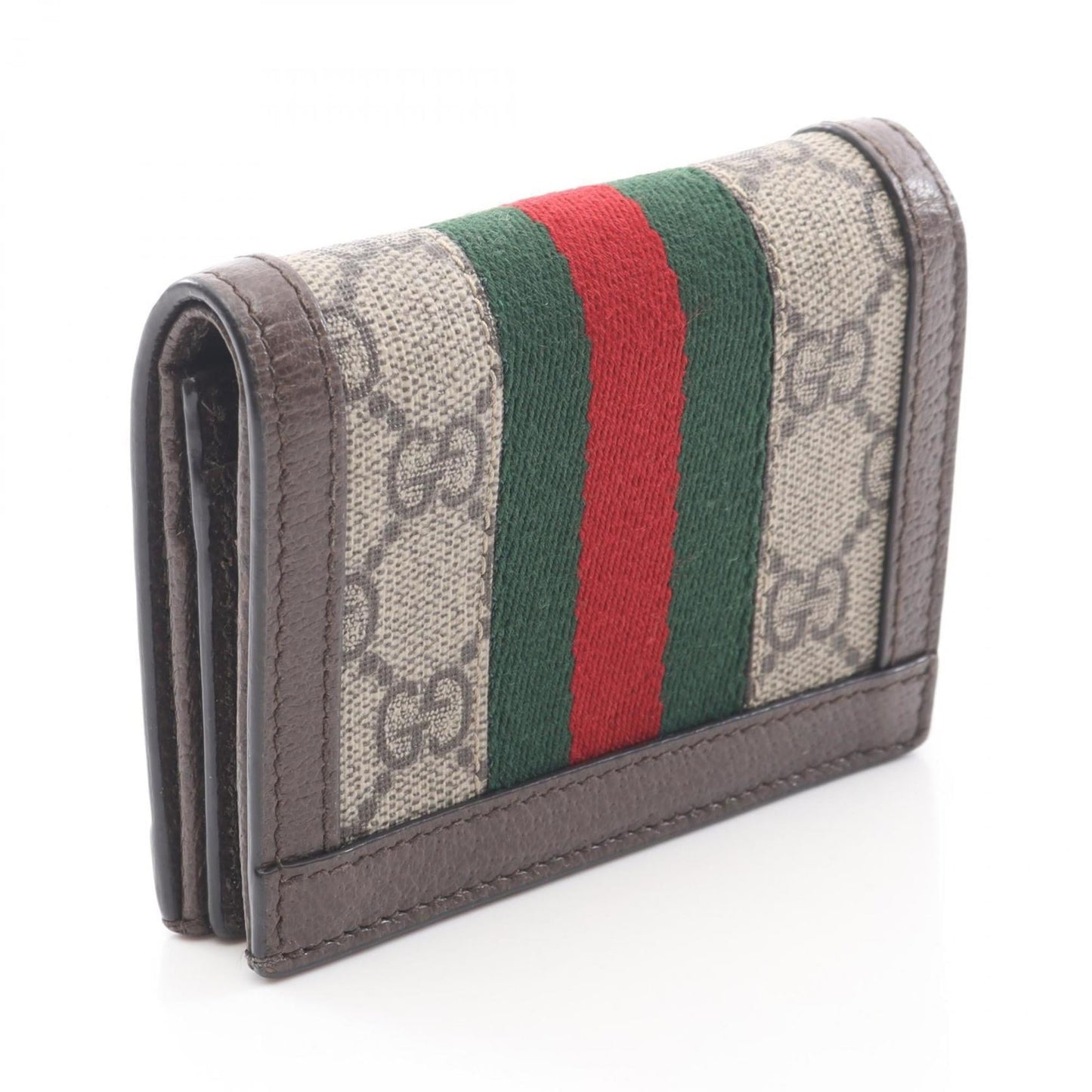 Gucci Gray Multi-Color Gg Supreme Leather Wallet (Bi-Fold) ( )