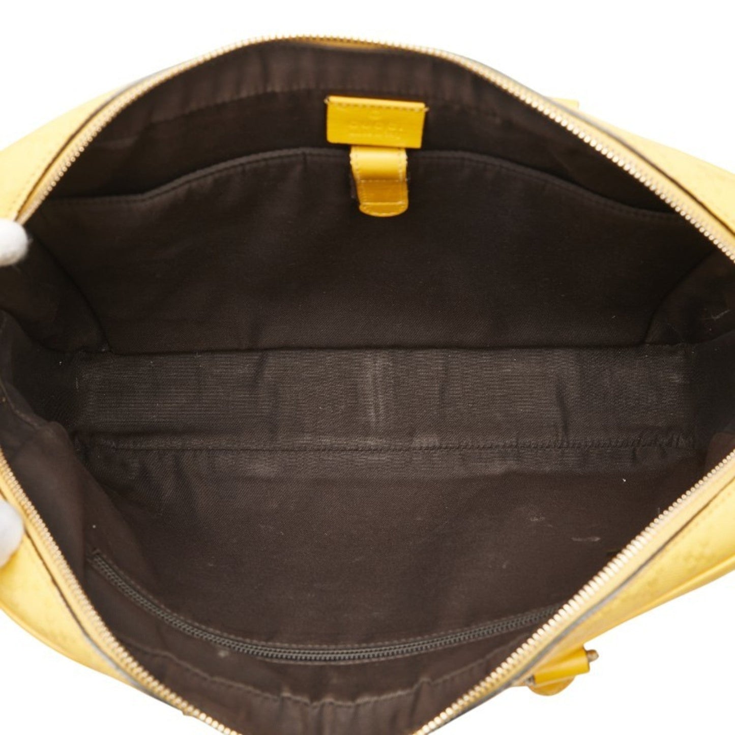 Gucci Diamante Yellow Leather Shoulder Bag ( )