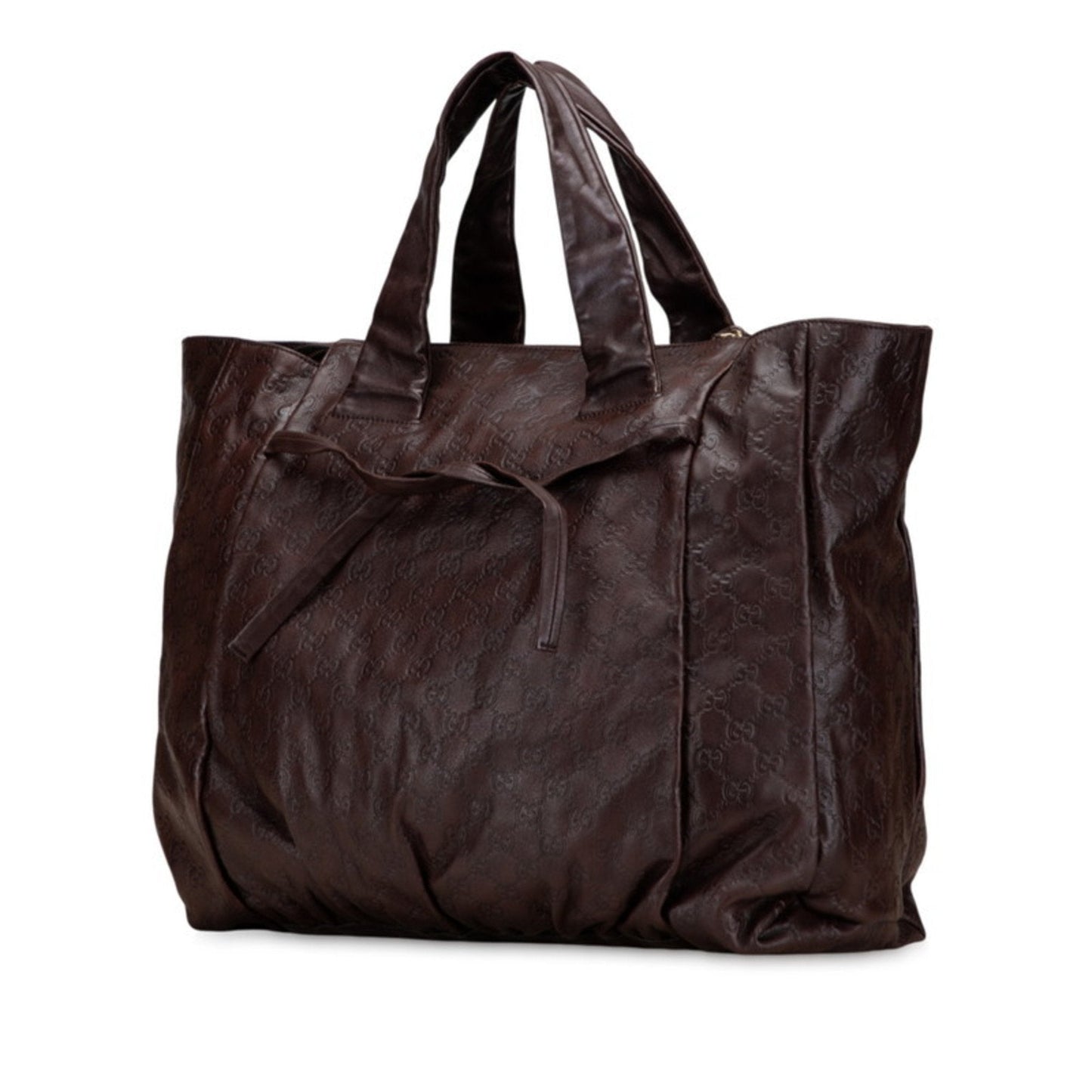 Gucci Hysteria Brown Leather Handbag Tote Bag ( )