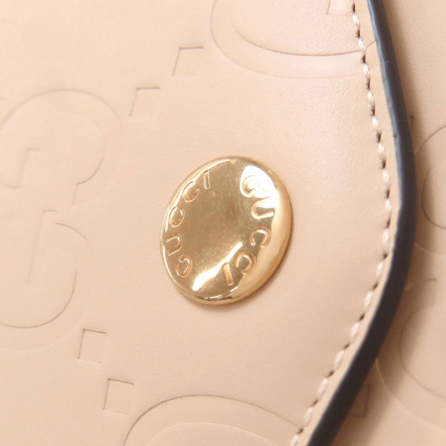 Gucci Beige Leather Shoulder Bag ( )