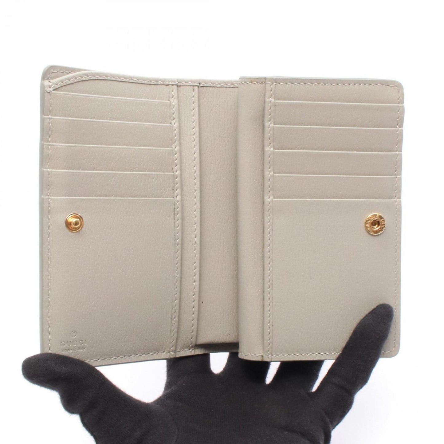 Gucci Gray Leather Wallet (Bi-Fold) ( )