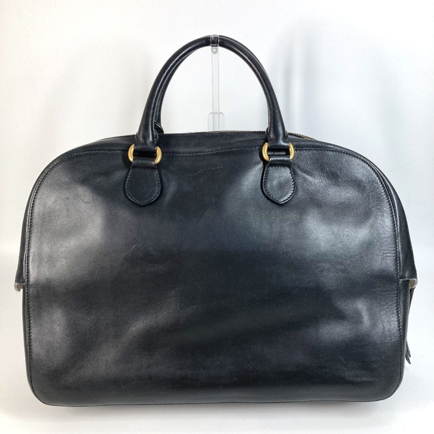 Gucci Black Leather Boston Bag Shoulder Bag ( )