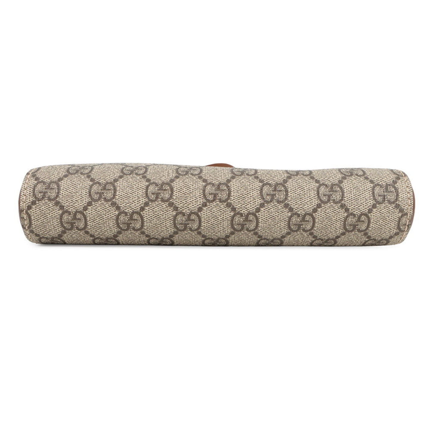 Gucci Beige Brown Gg Supreme Leather Messenger Bag Shoulder Bag ( )