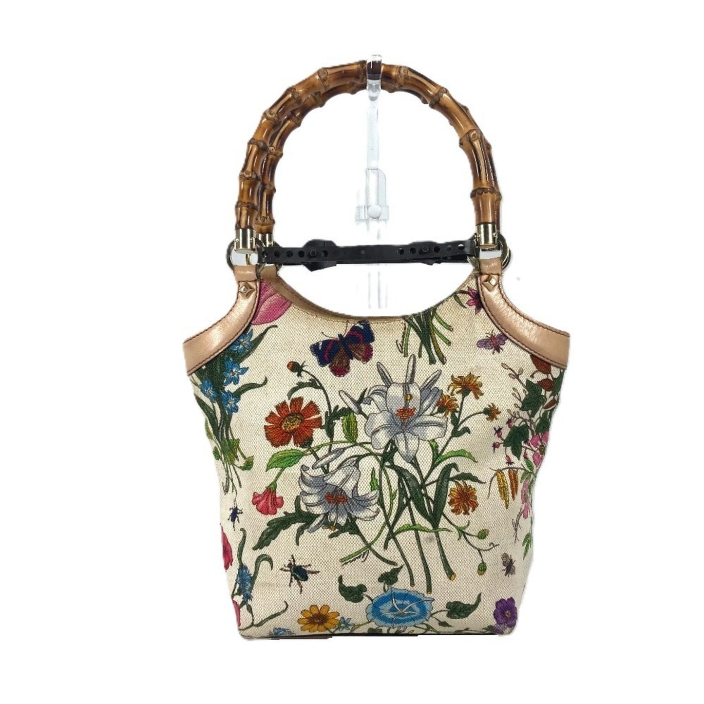 Gucci Multi-Color Canvas Handbag Tote Bag ( )
