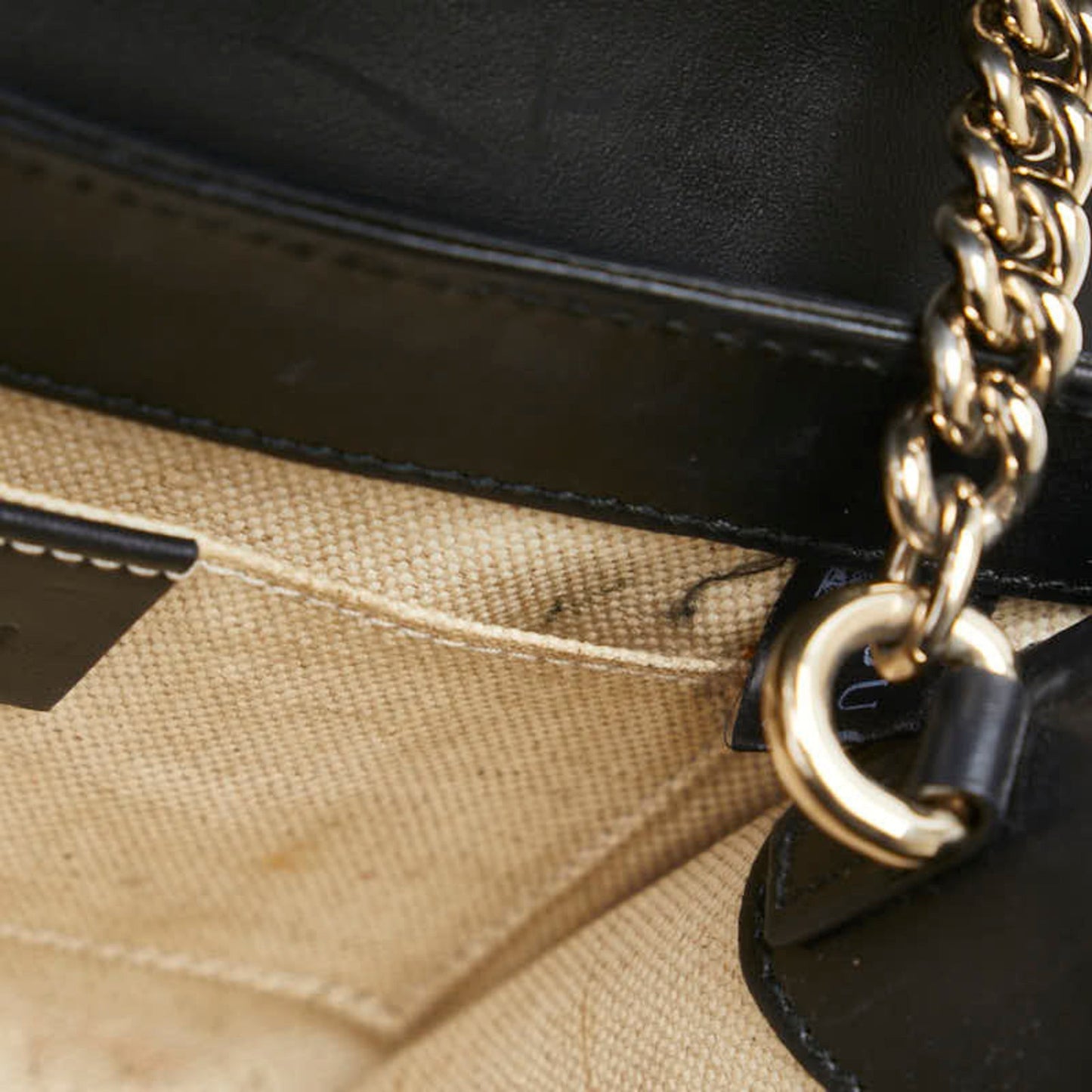 Gucci Horsebit Black Leather Shoulder Bag ( )