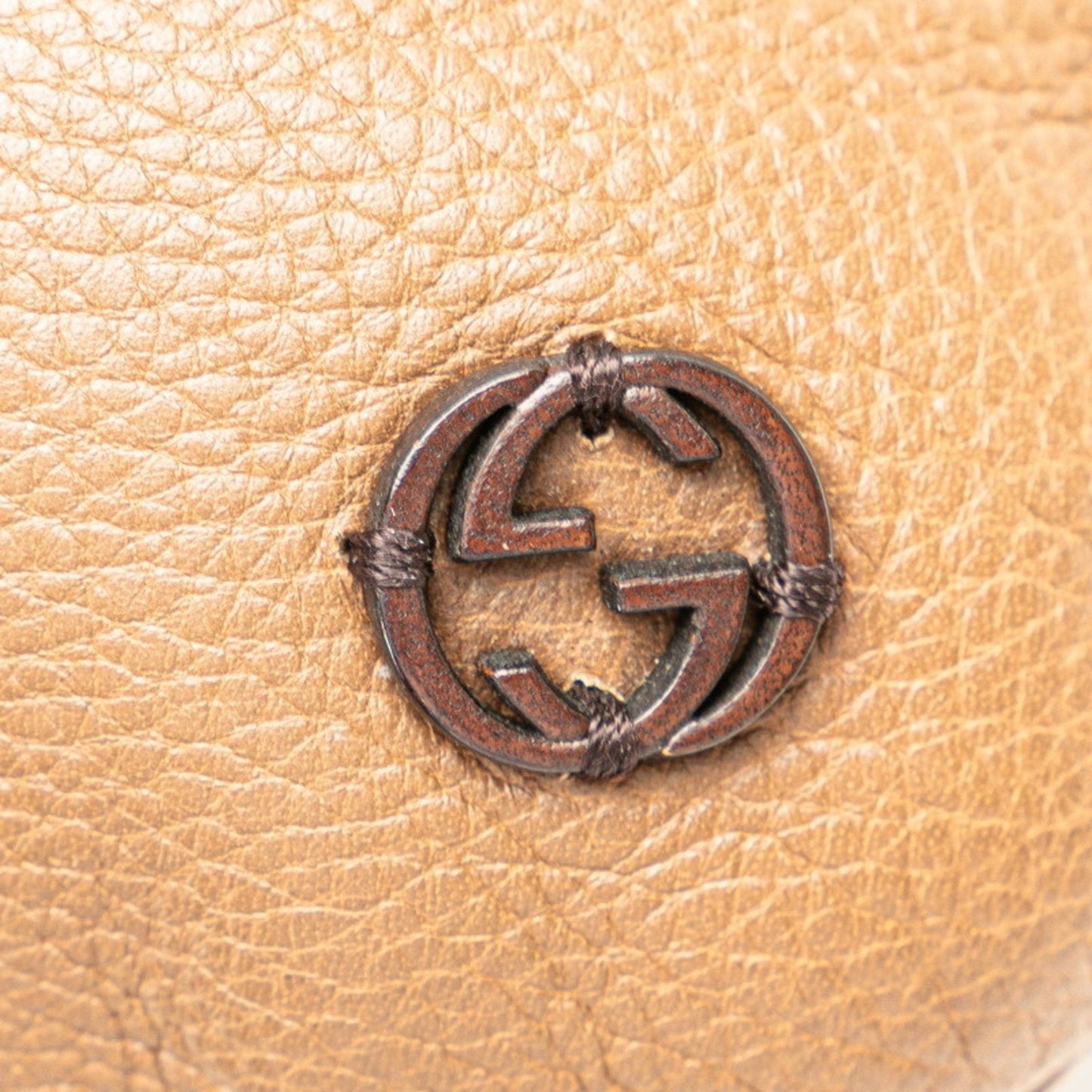 Gucci Brown Leather Shoulder Bag ( )