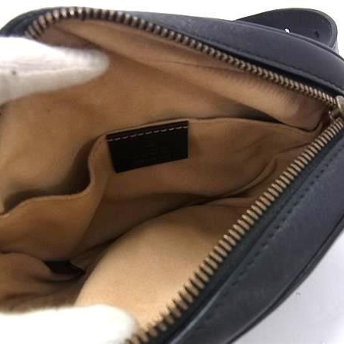 Gucci Black Leather Fanny Pack Shoulder Bag ( )