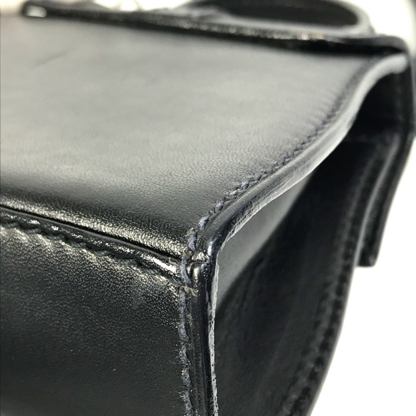 Gucci Black Leather Shoulder Bag ( )