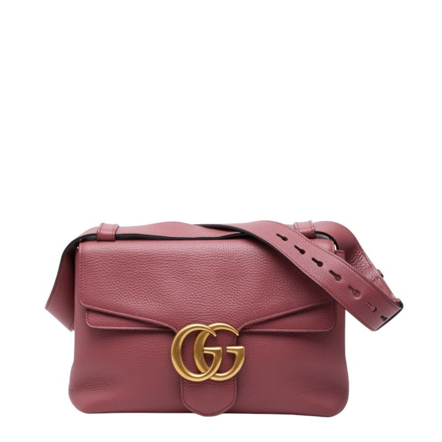 Gucci Pink Leather Shoulder Bag ( )