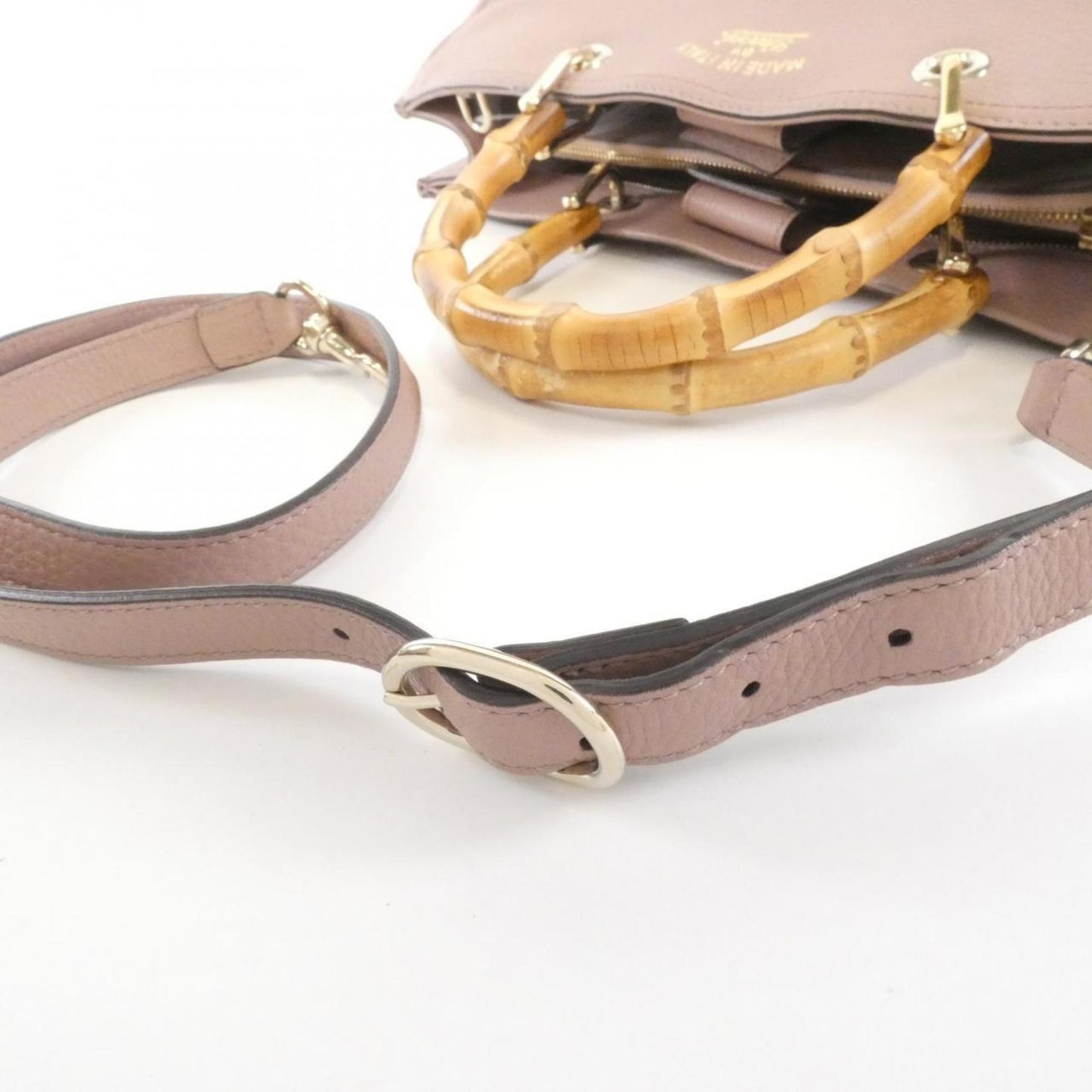 Gucci Pink Leather Handbag ( )