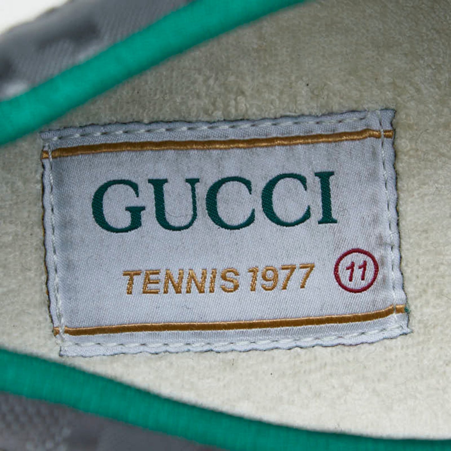 Gucci Gray Multi-Color Sneakers ( )