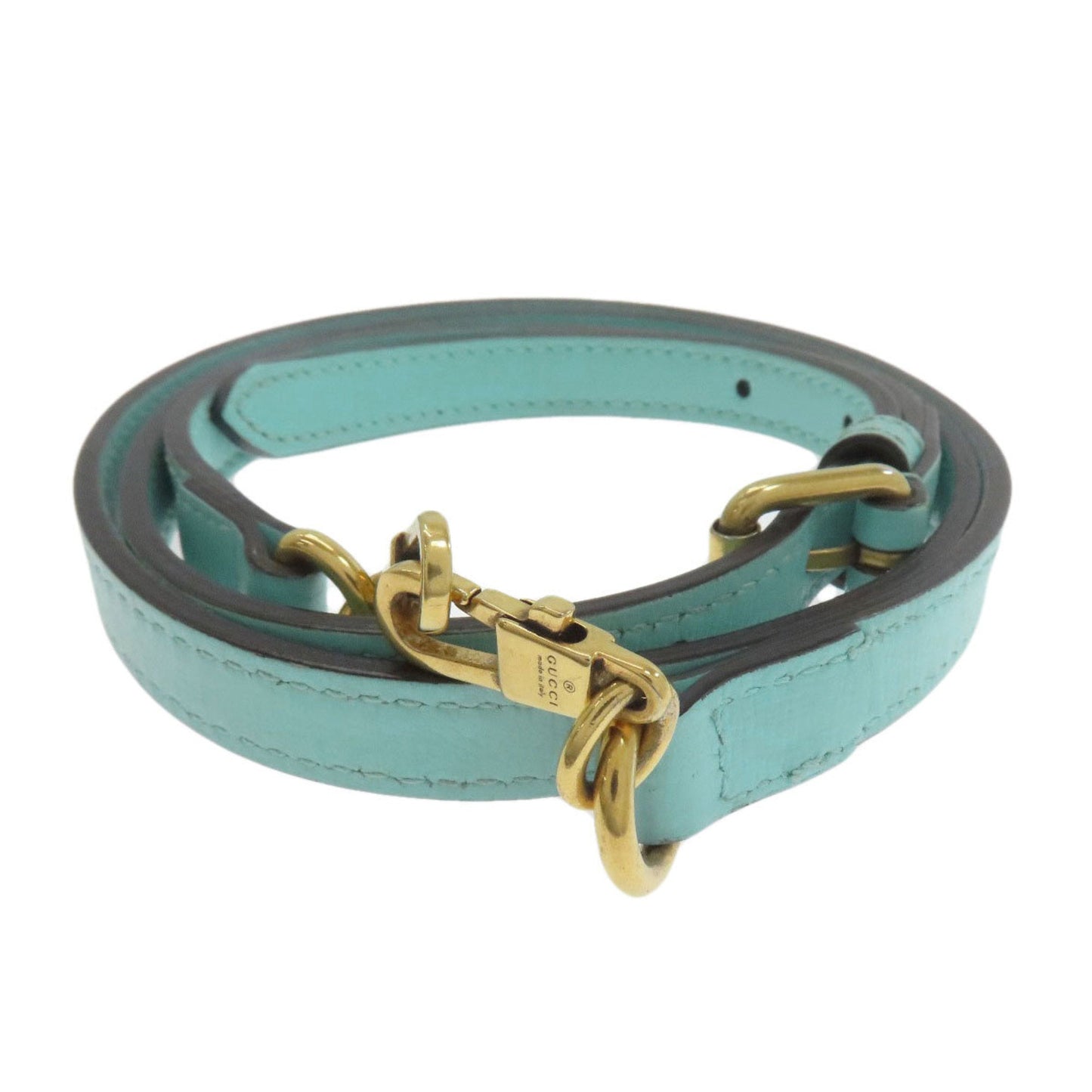 Gucci Brown Light Blue Pvc Handbag ( )