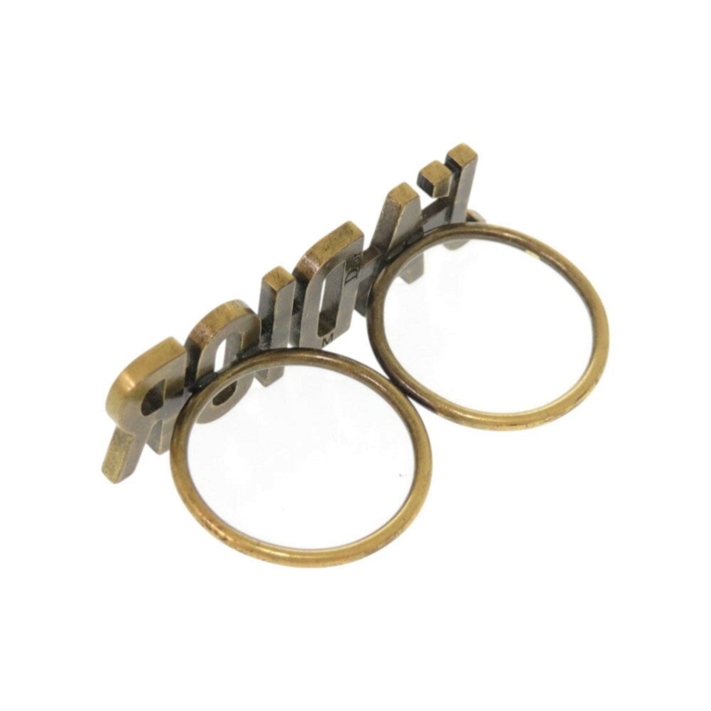 Christian Dior Gold Metal Band Ring ()
