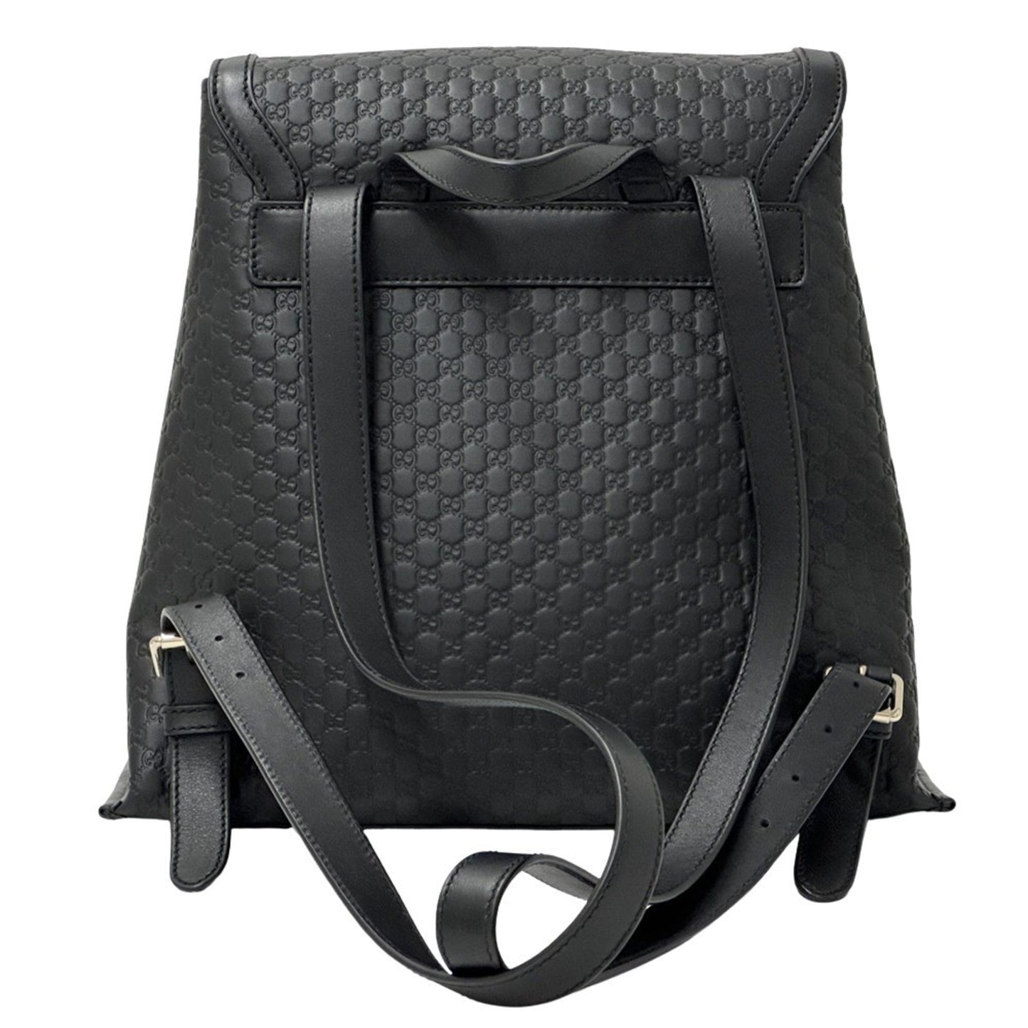 Gucci Black Leather Backpack ( )