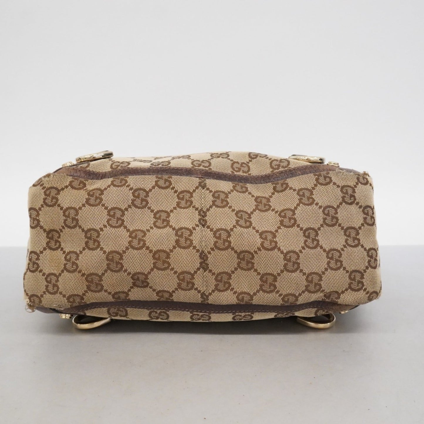 Gucci Brown Canvas Handbag ( )