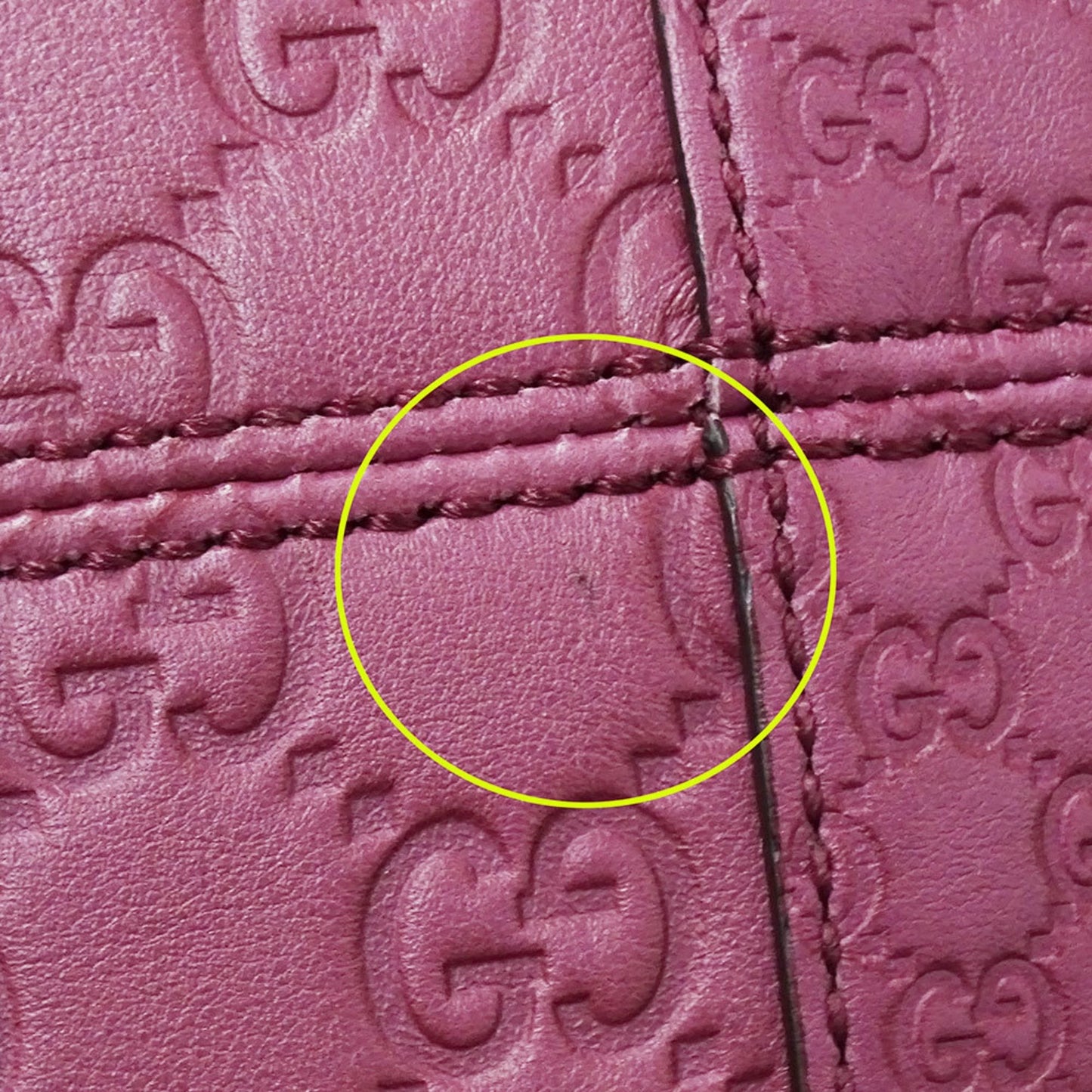 Gucci Purple Leather Tote Bag ( )