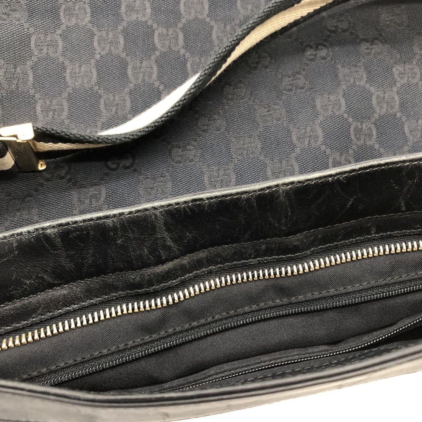 Gucci Gg Canvas Black Gg Canvas Shoulder Bag ( )