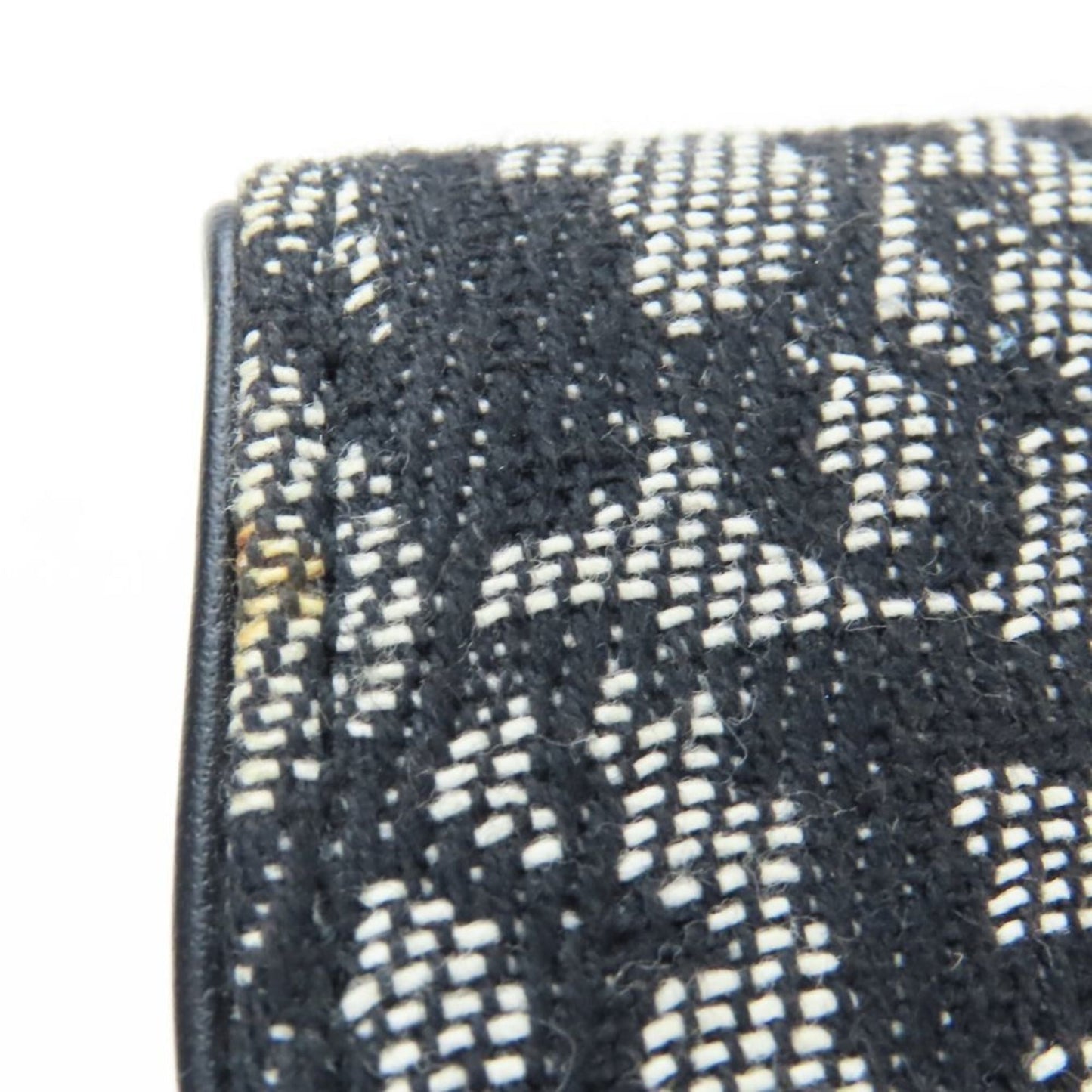 Christian Dior Black Canvas Wallet (Bi-Fold) ()