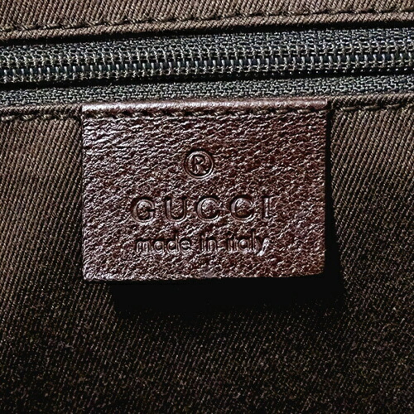Gucci Beige Brown Gg Canvas Tote Bag ( )