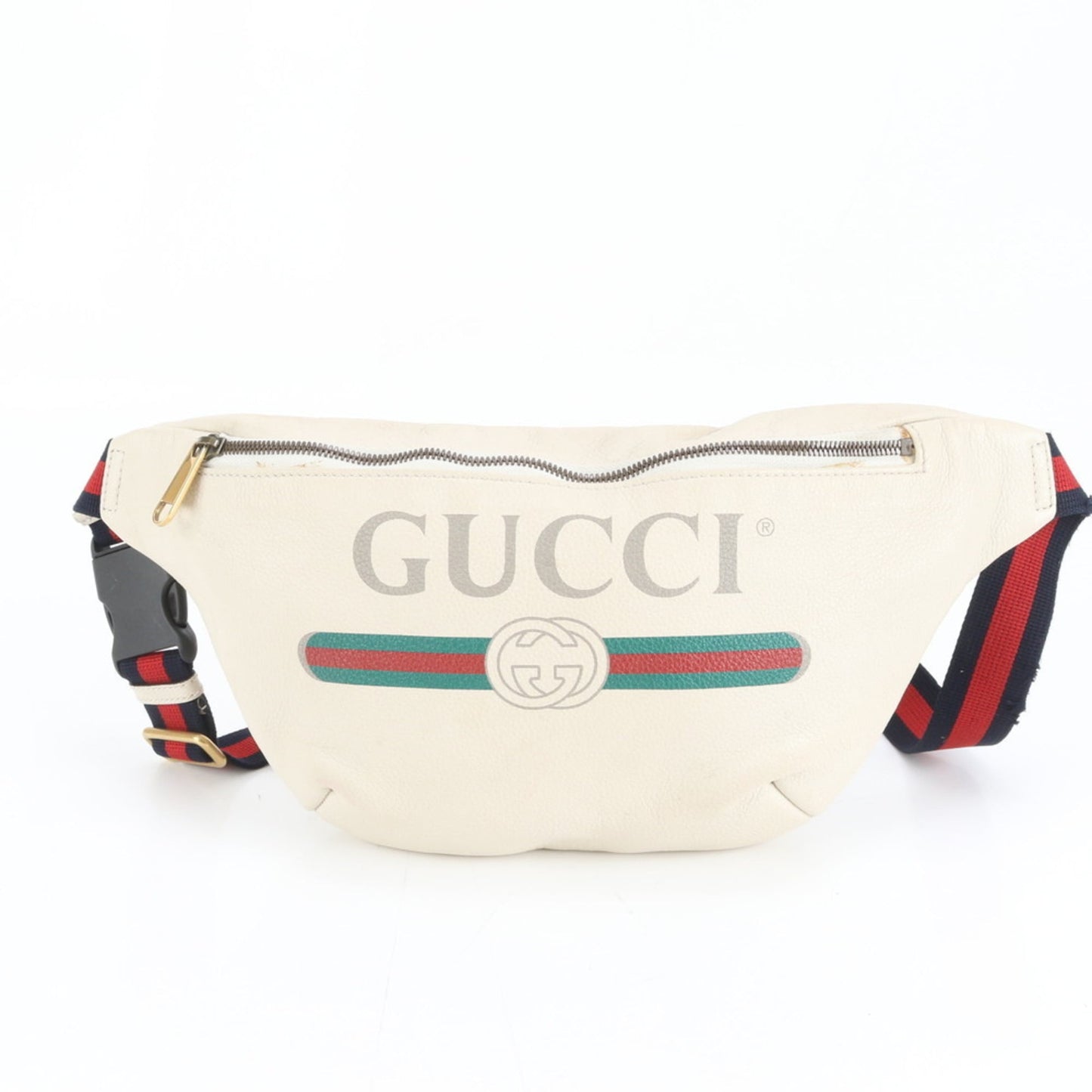 Gucci Beige Leather Pouch Sling Bag ( )