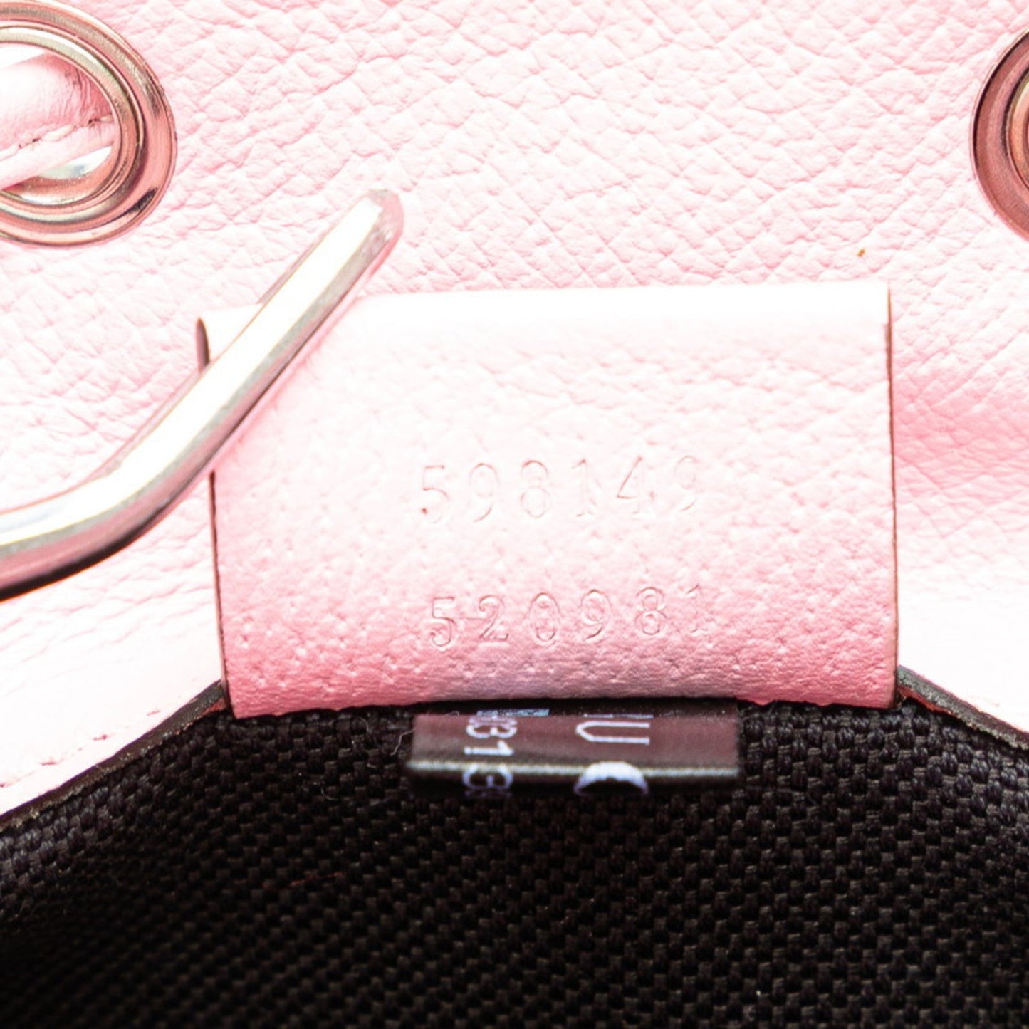Gucci Black Multi-Color Pink Pvc Leather Shoulder Bag ( )
