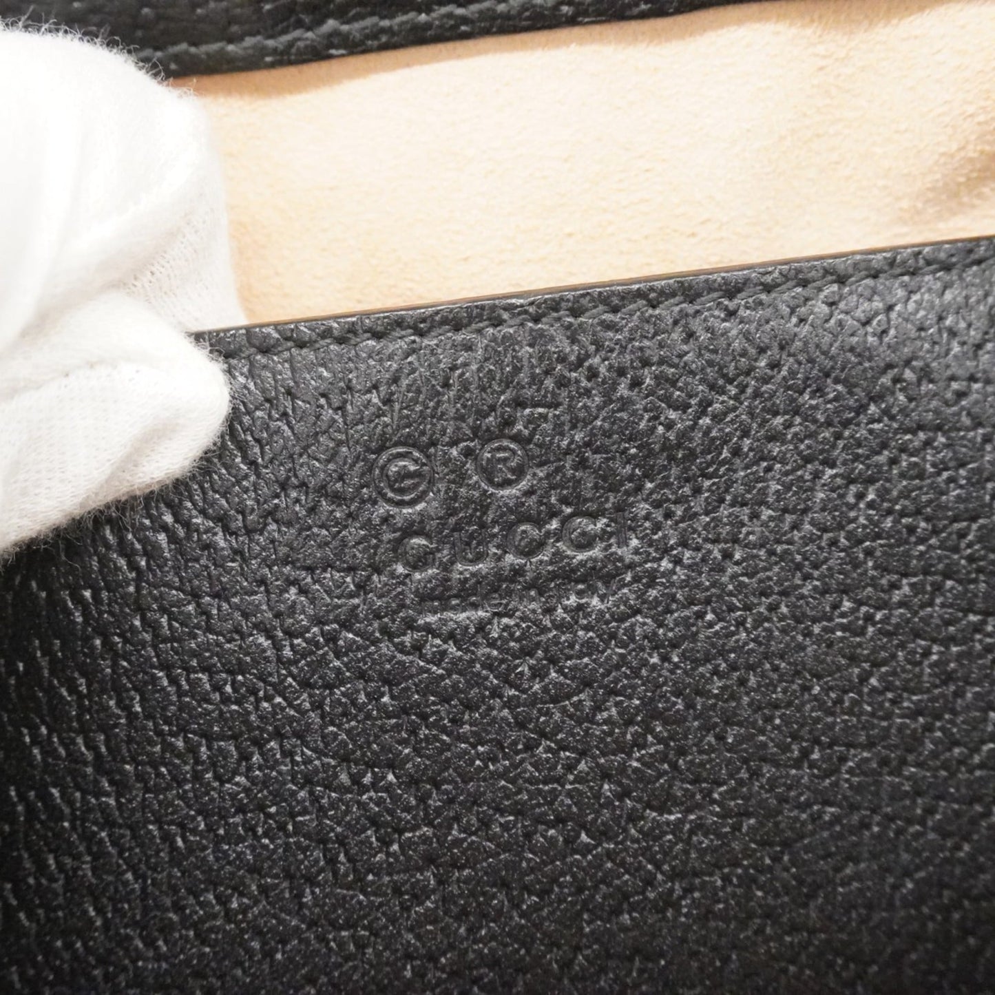 Gucci Black Leather Handbag ( )