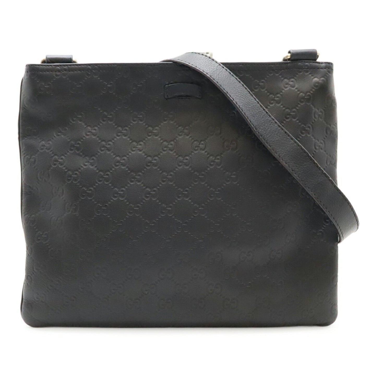Gucci Black Leather Shoulder Bag ( )