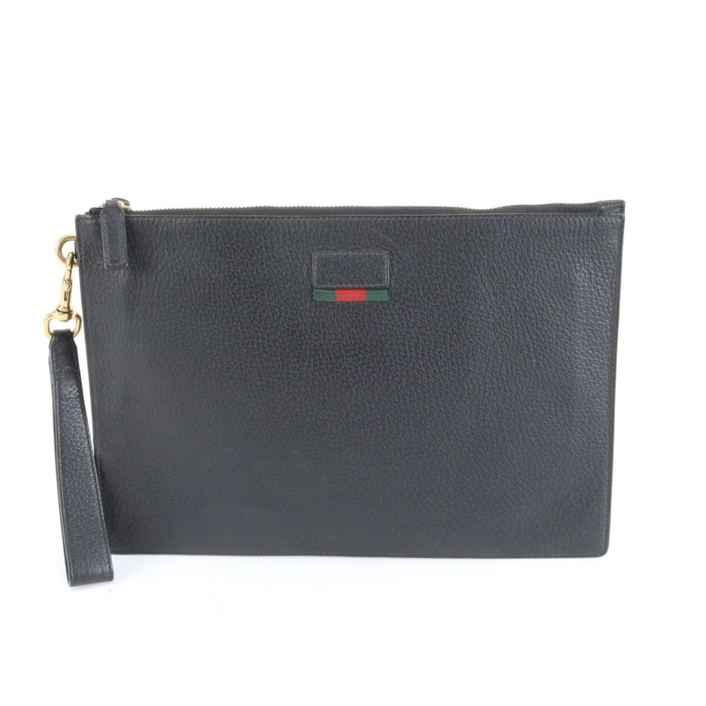 Gucci Black Leather Pouch ( )