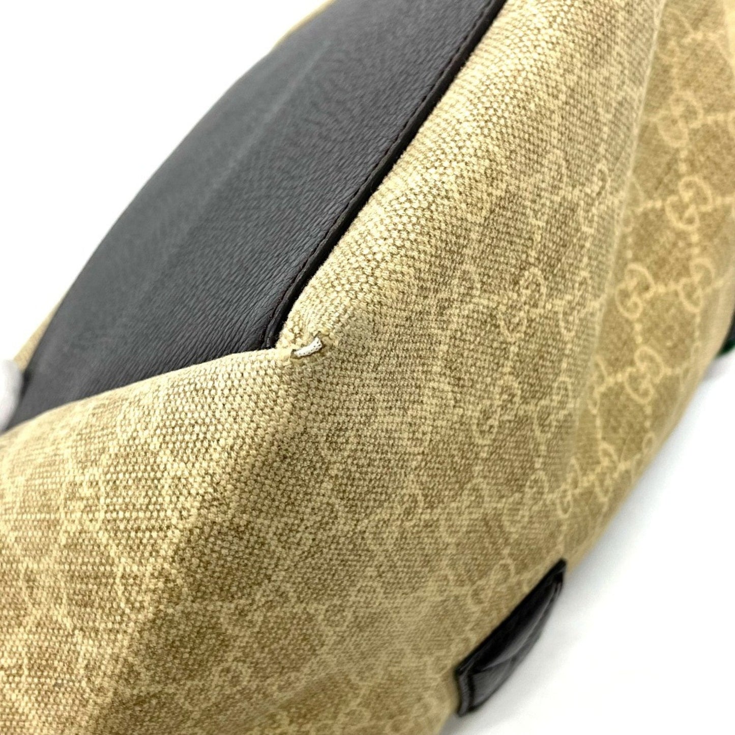 Gucci Beige Gg Canvas Tote Bag ( )