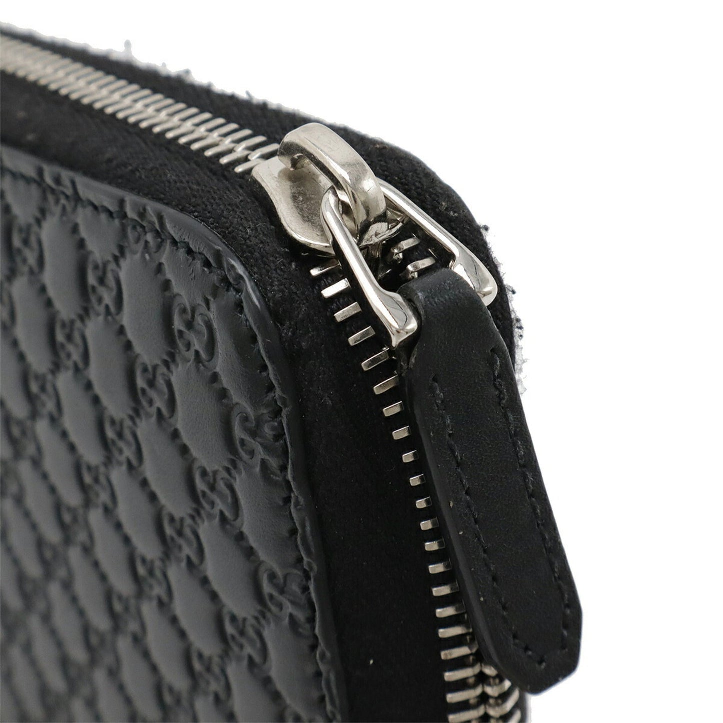 Gucci Black Leather Long Wallet (Bi-Fold) ( )
