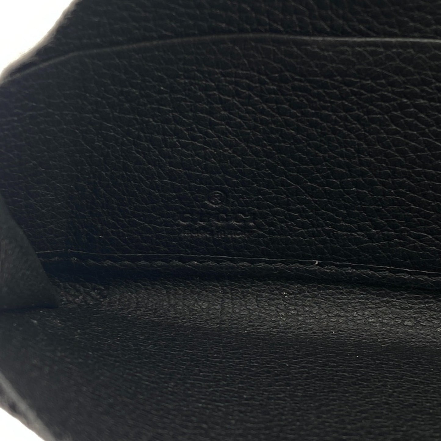 Gucci Black Leather Long Wallet (Bi-Fold) ( )