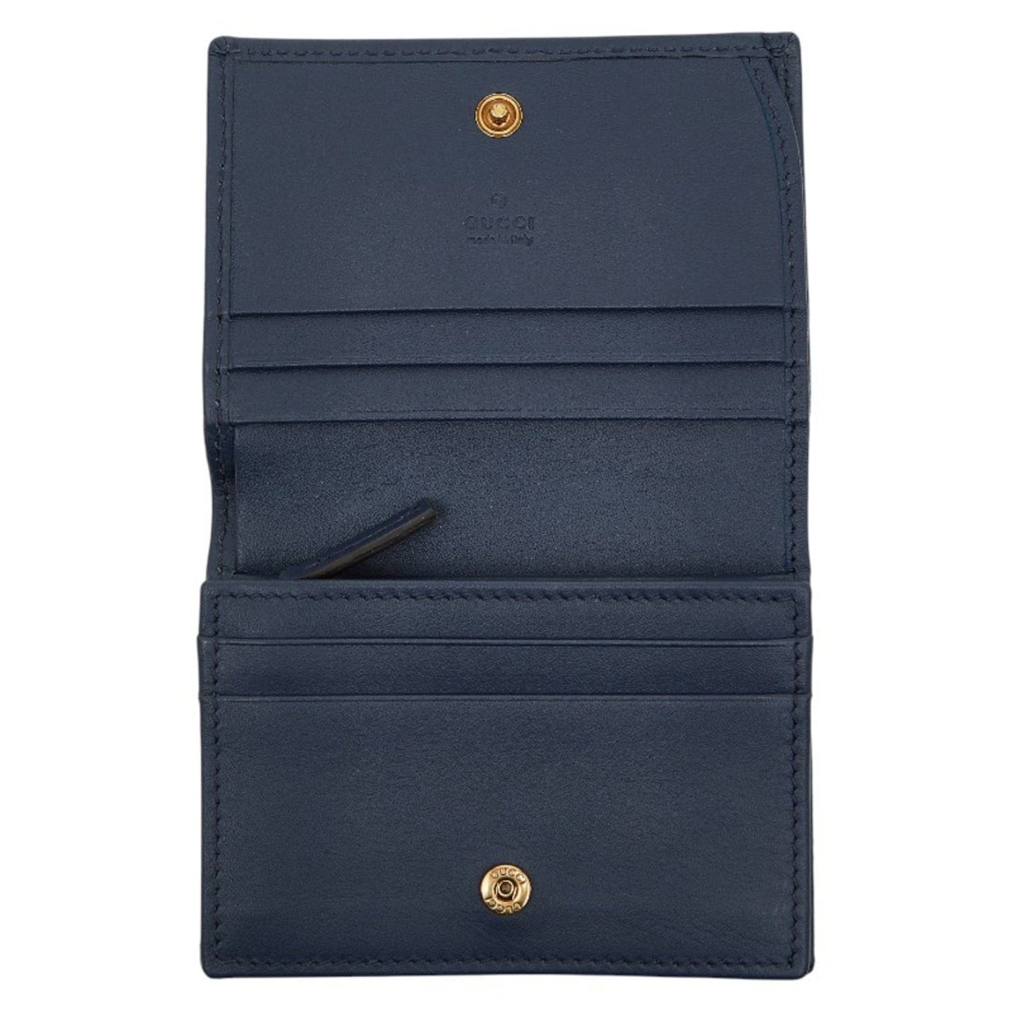 Gucci Blue Denim Artificial Pearl Wallet (Bi-Fold) ( )