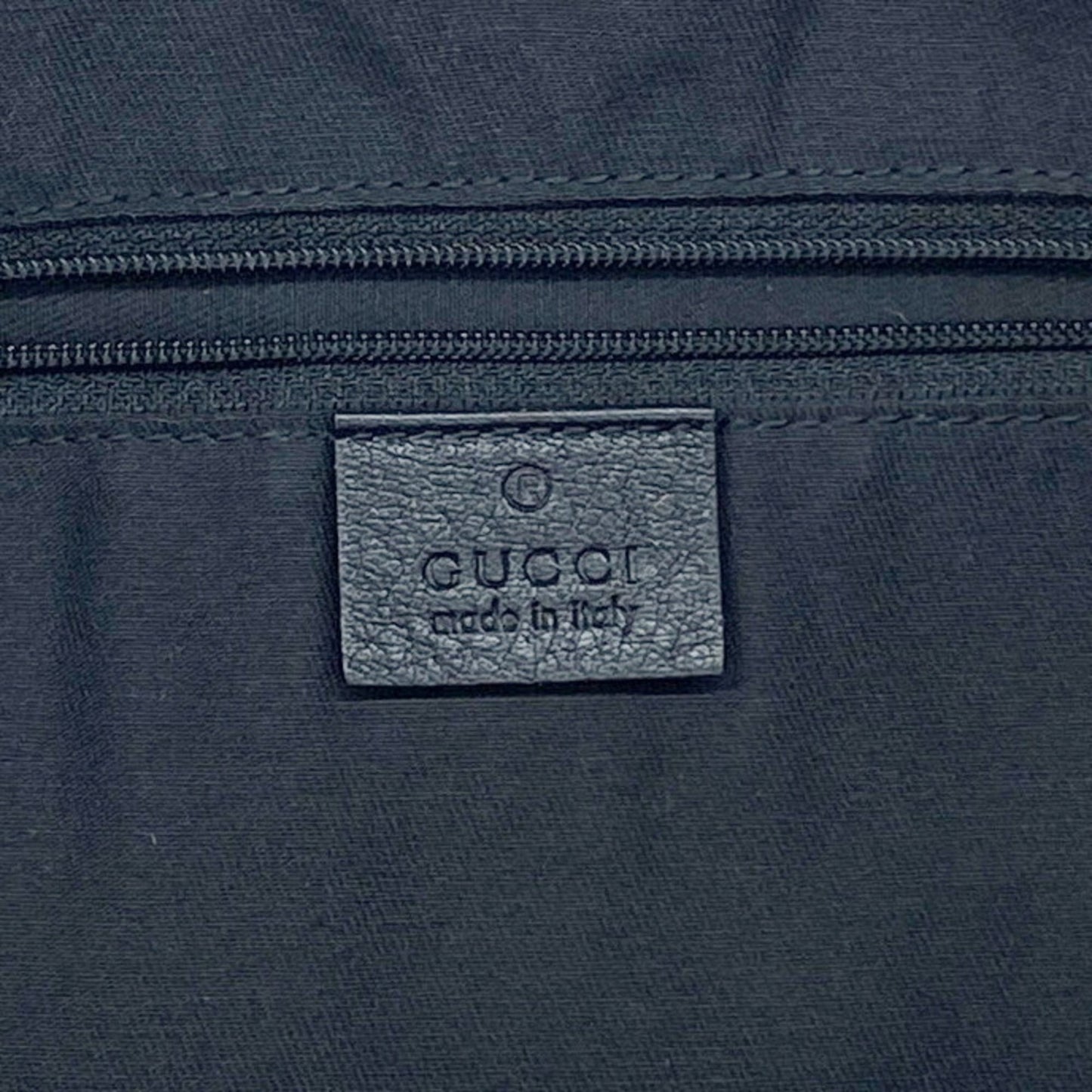 Gucci Black Canvas Tote Bag ( )