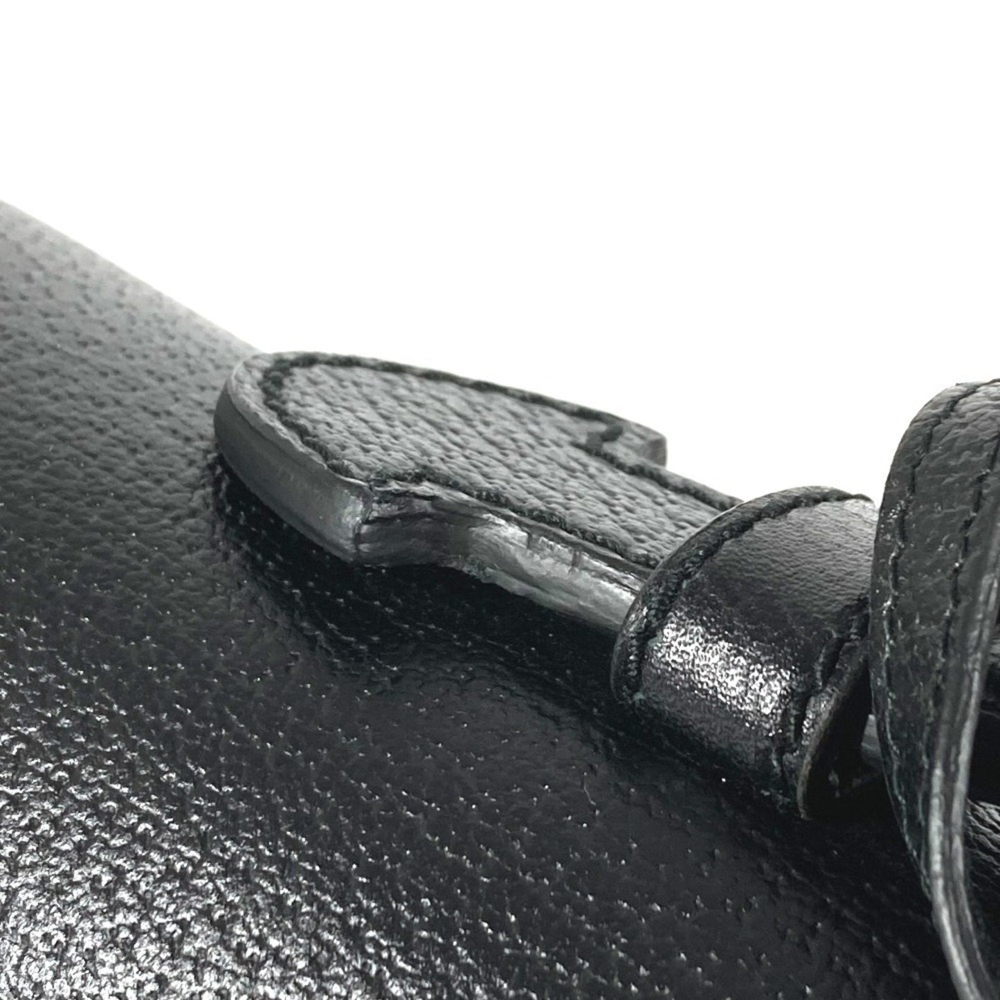 Gucci Black Leather Briefcase Handbag ( )