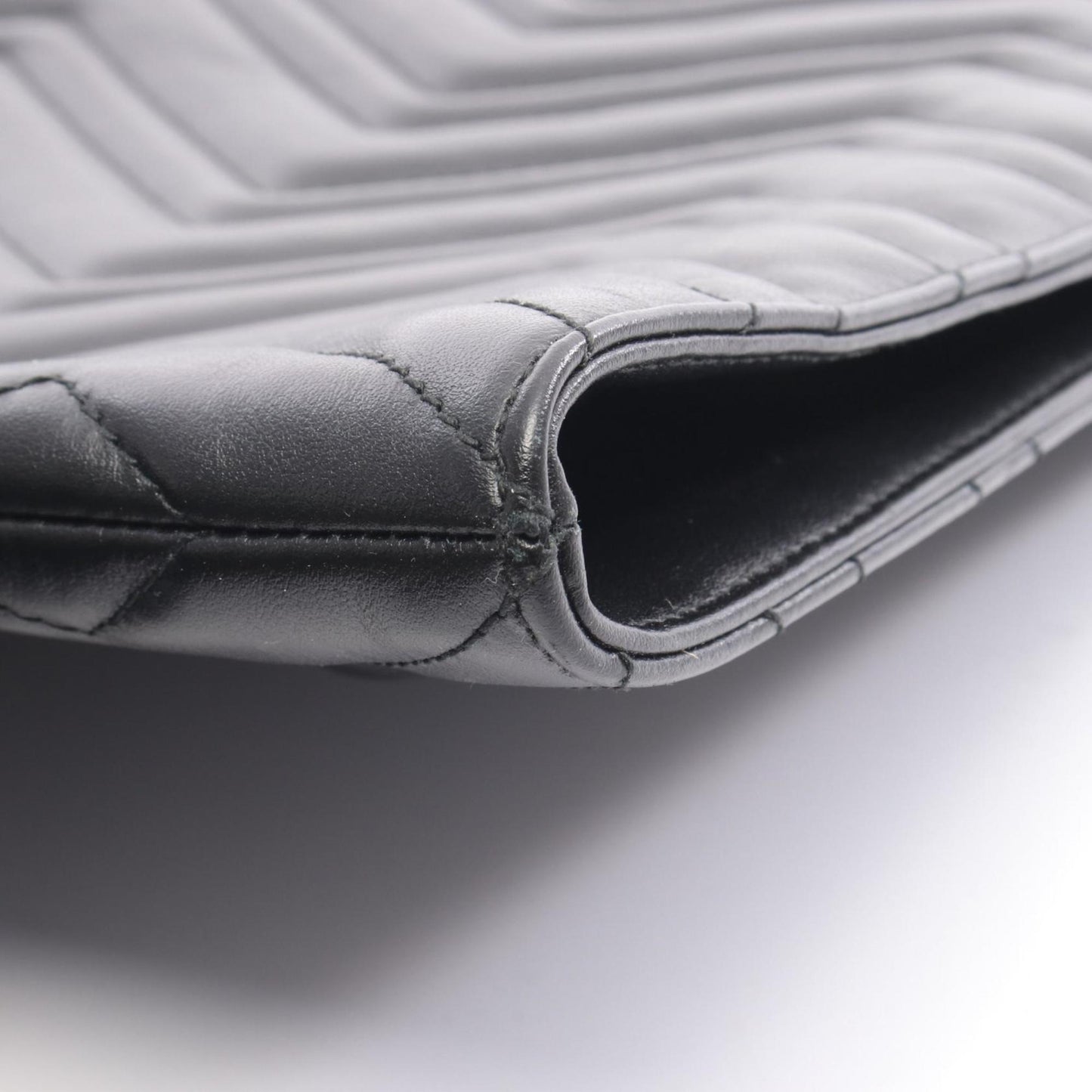 Gucci Black Leather Clutch Bag ( )