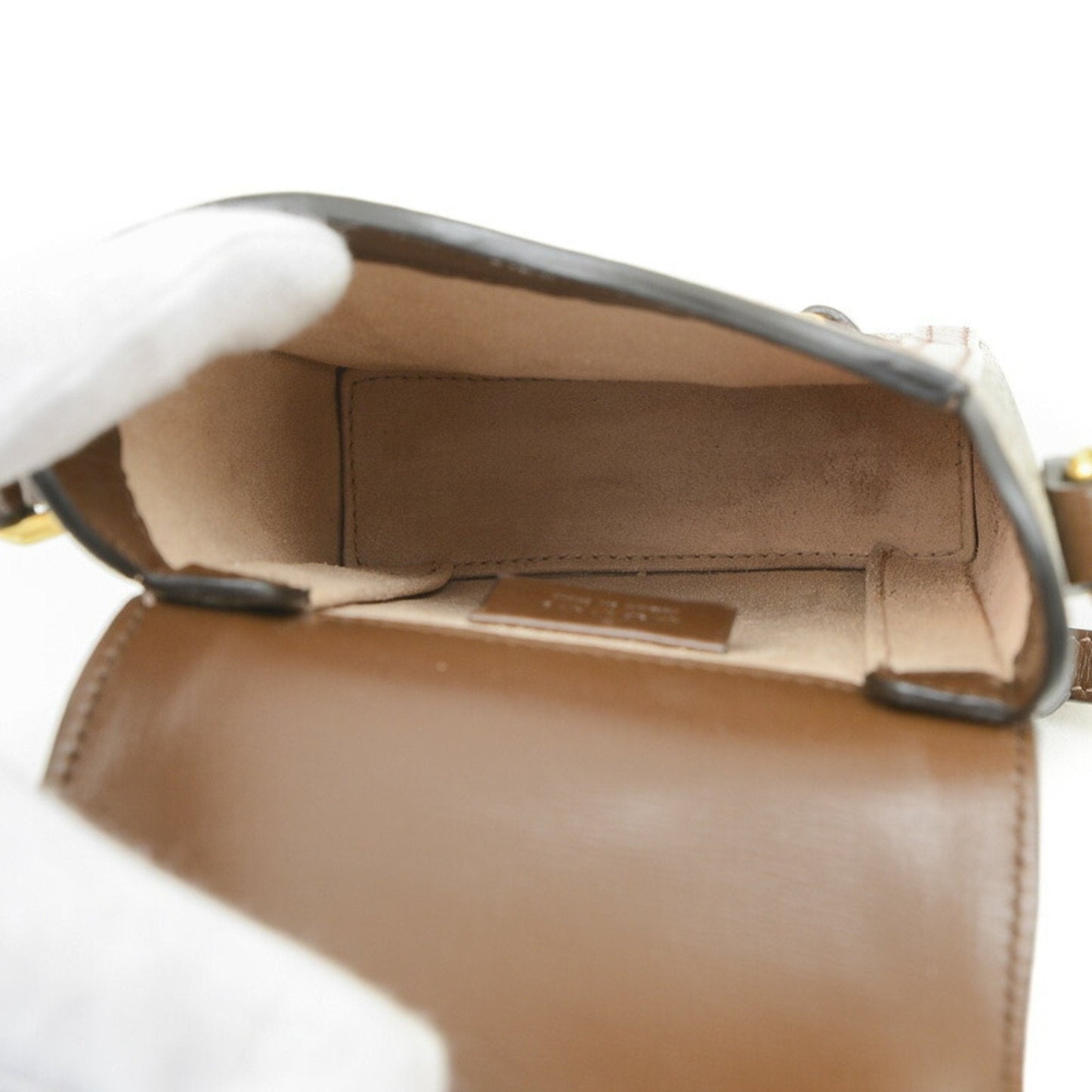 Gucci Beige Brown Gg Supreme Shoulder Bag