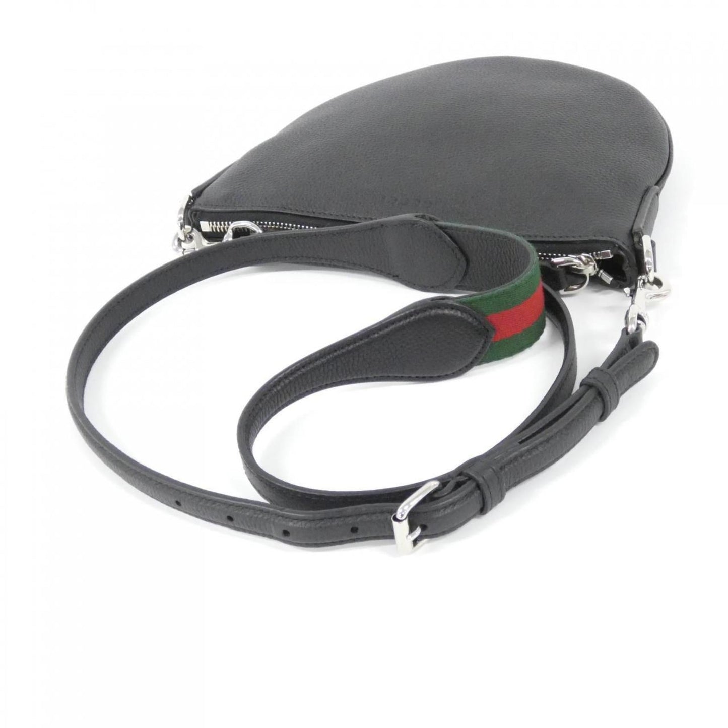 Gucci Black Leather Shoulder Bag ( )