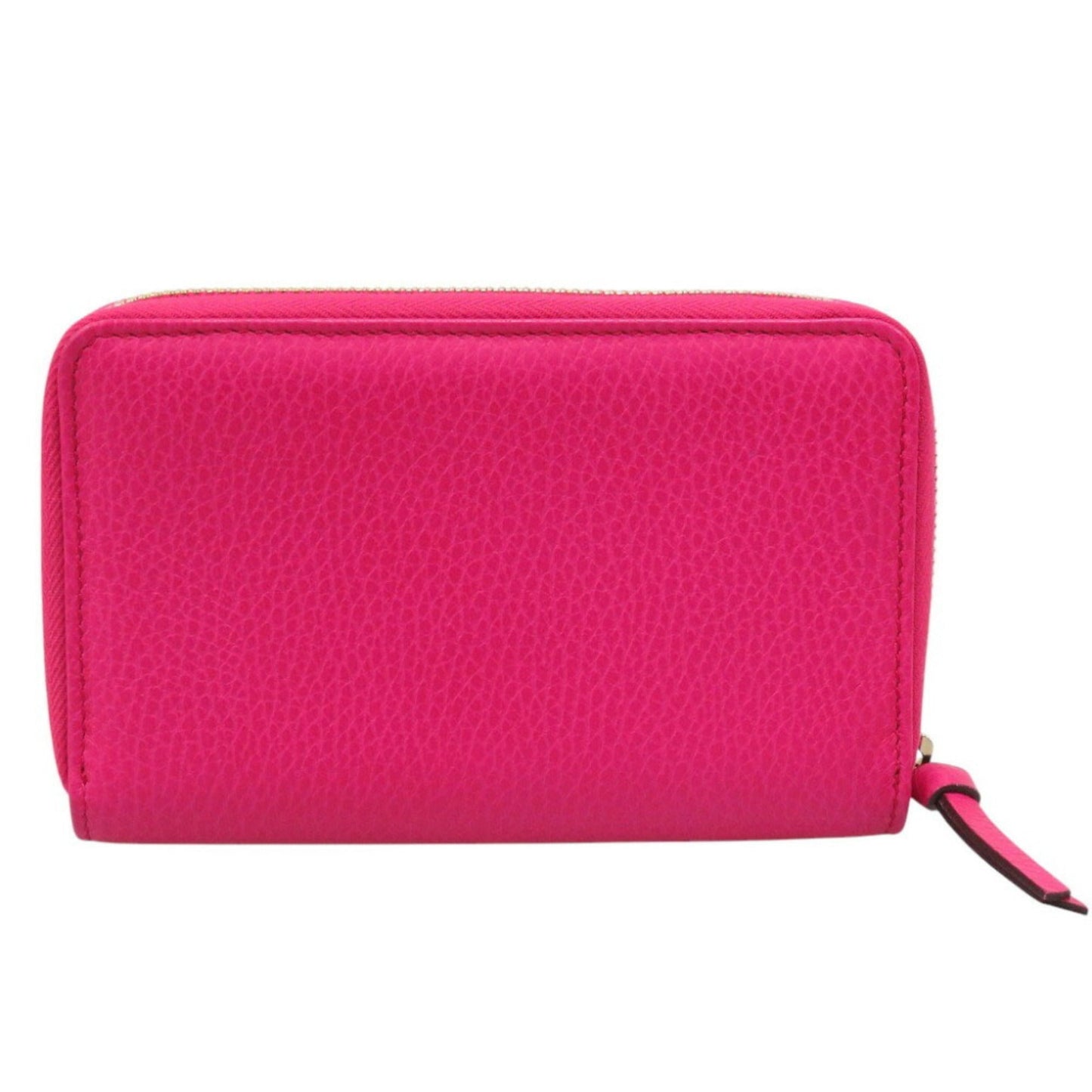 Gucci Pink Leather Coin Purse/Coin Case ( )