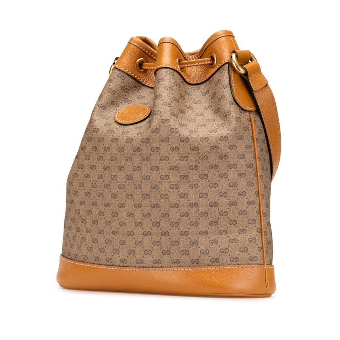 Gucci Brown Pvc Leather Shoulder Bag ( )