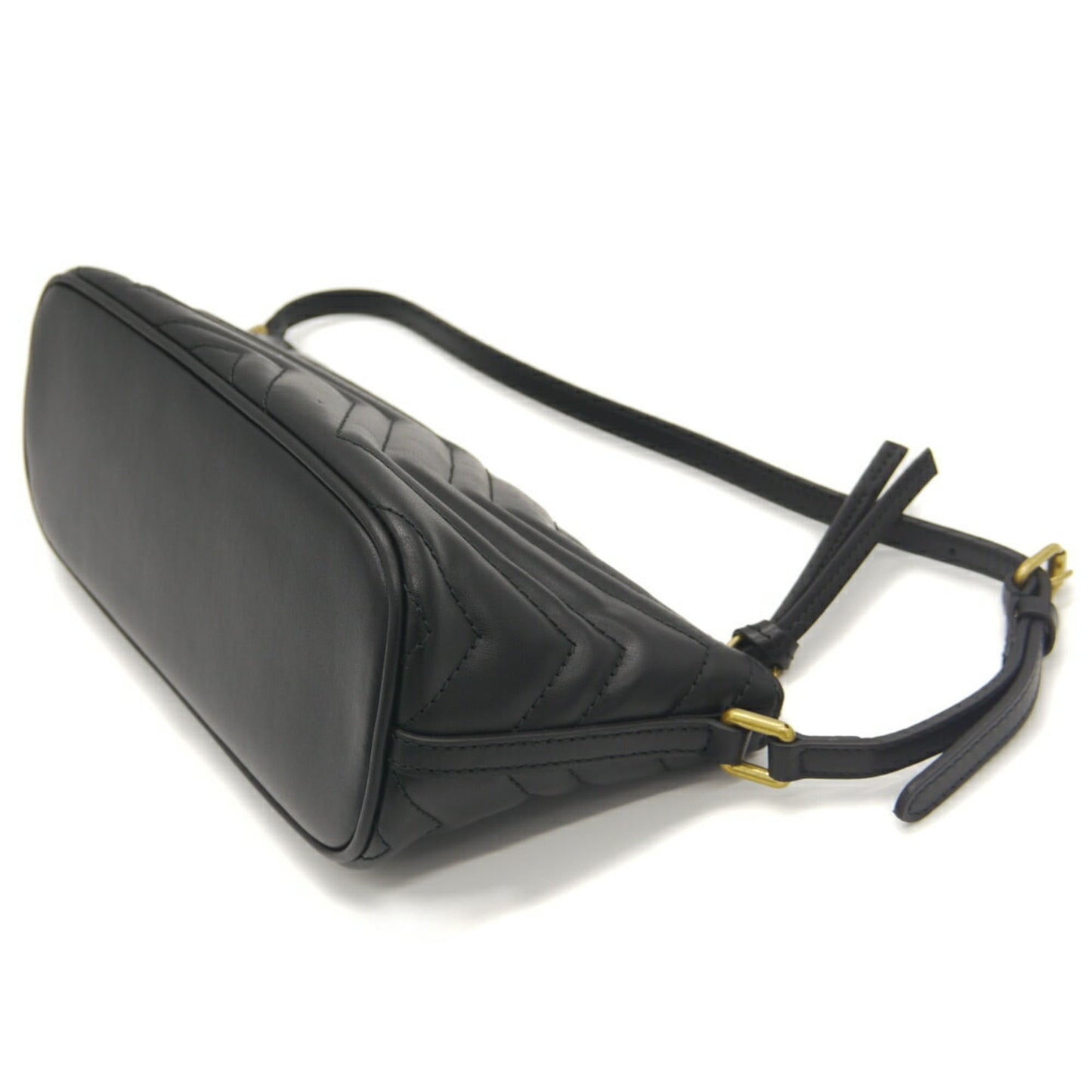 Gucci Black Leather Handbag ( )