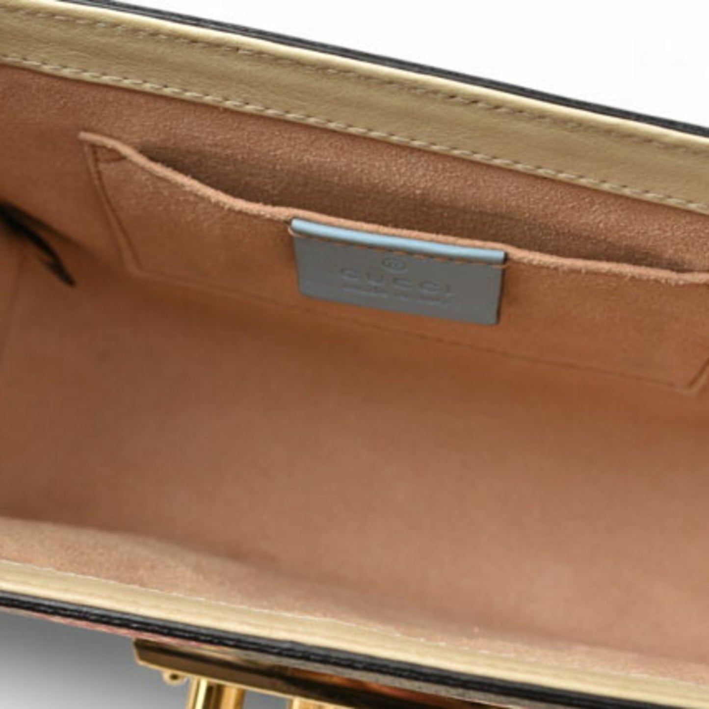 Gucci Beige Blue Brown Gg Supreme Shoulder Bag ( )